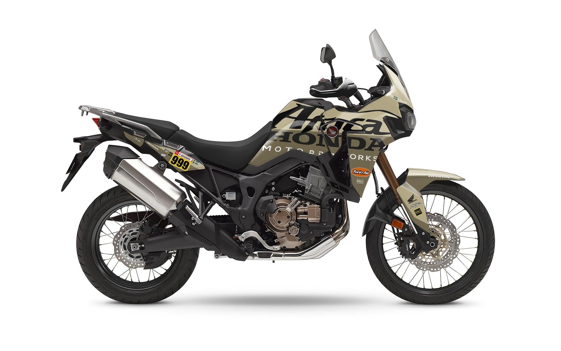 Honda Africa Twin GRAPHICS - "Waypointer" (Sand) - MotoProWorks