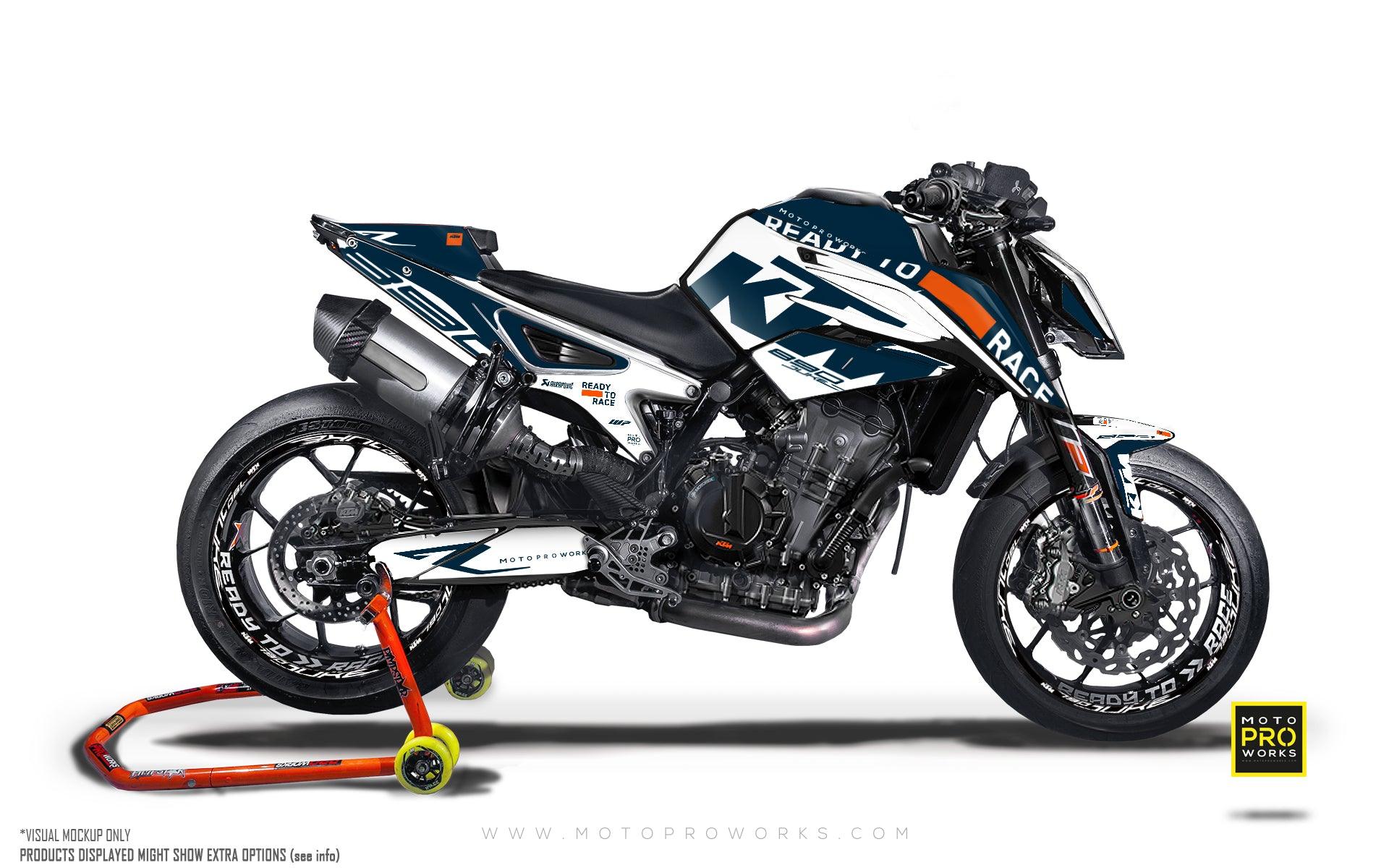 KTM 790/890 Duke GRAPHICS - "Sector" (Blue) - MotoProWorks