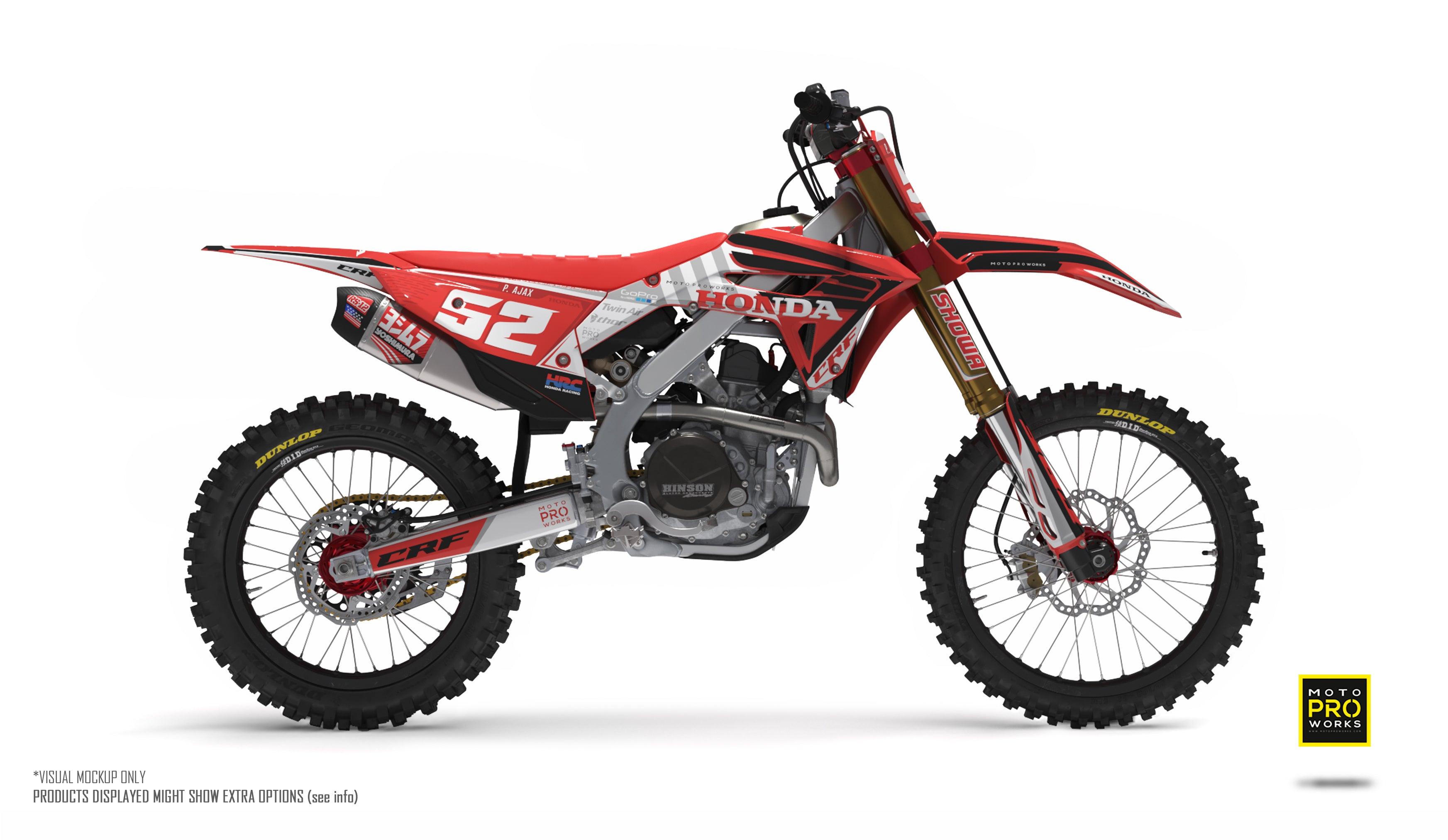 Honda GRAPHICS - "Theme" (Red) - MotoProWorks