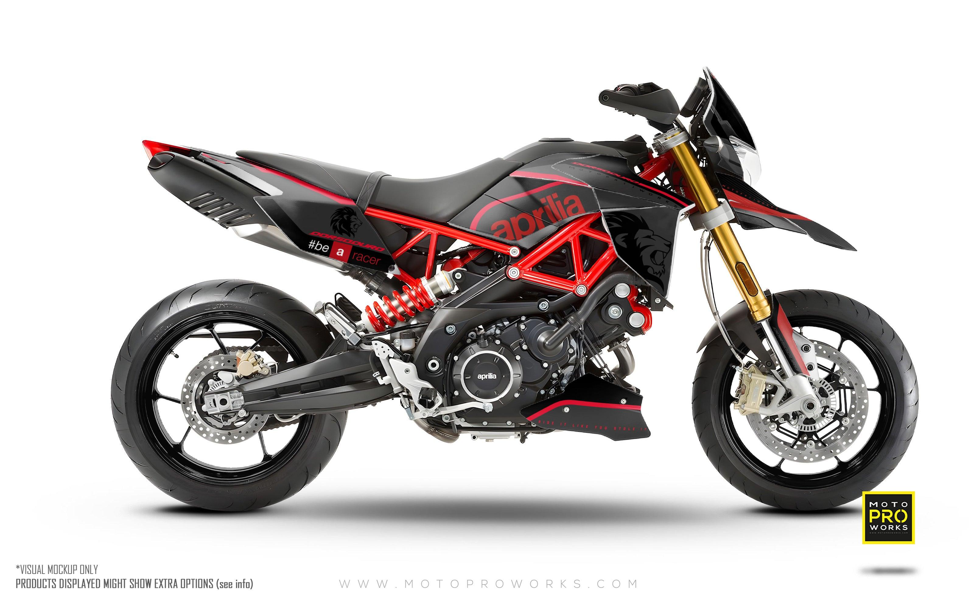 Aprilia Dorsoduro 750 / 900 / 1200 GRAPHICS - "Roar" (grey) - MotoProWorks