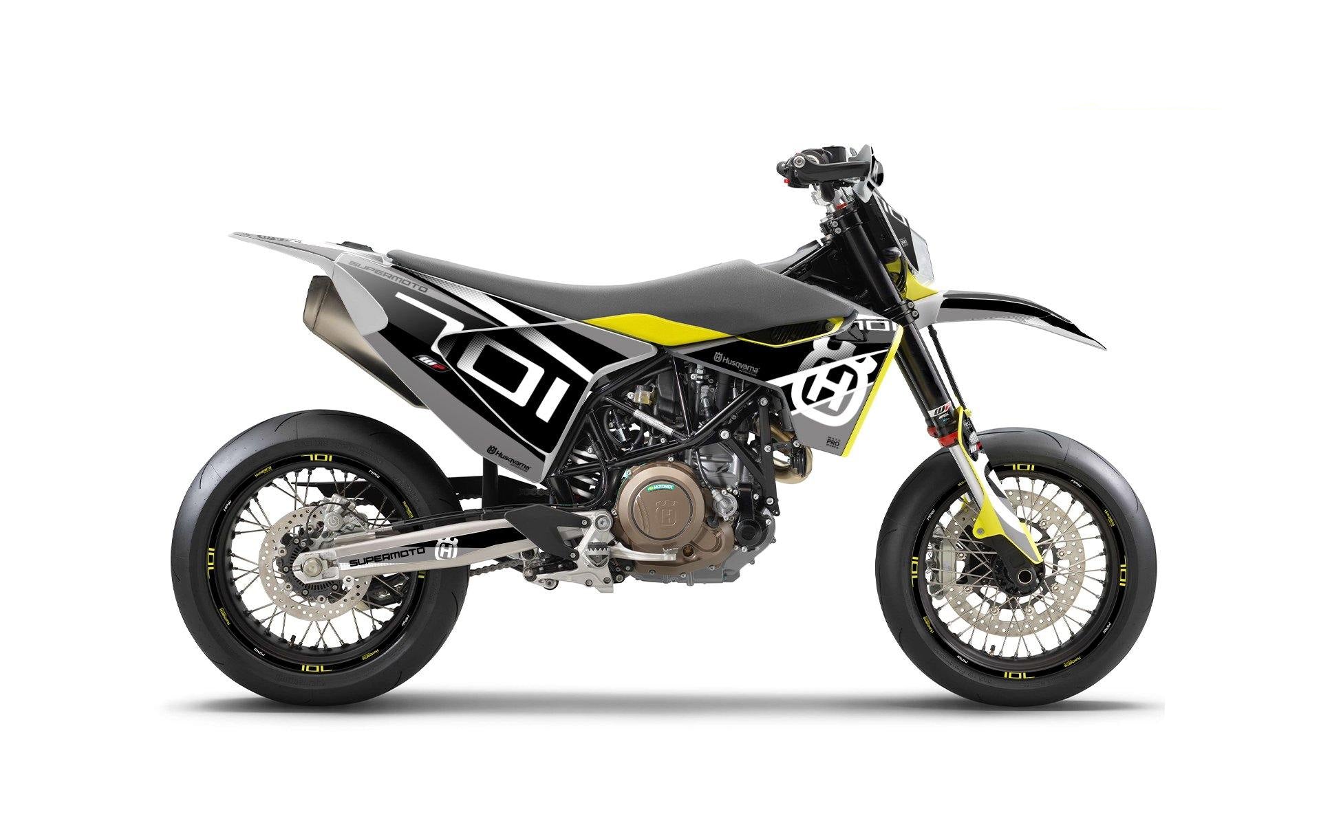 Husqvarna 701 GRAPHICS - "MarkSeven" (Grey) - MotoProWorks