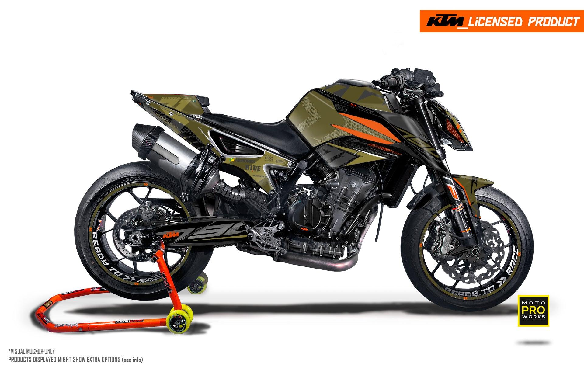 KTM 790/890 Duke GRAPHICS - "Rasorblade" (Combat) - MotoProWorks