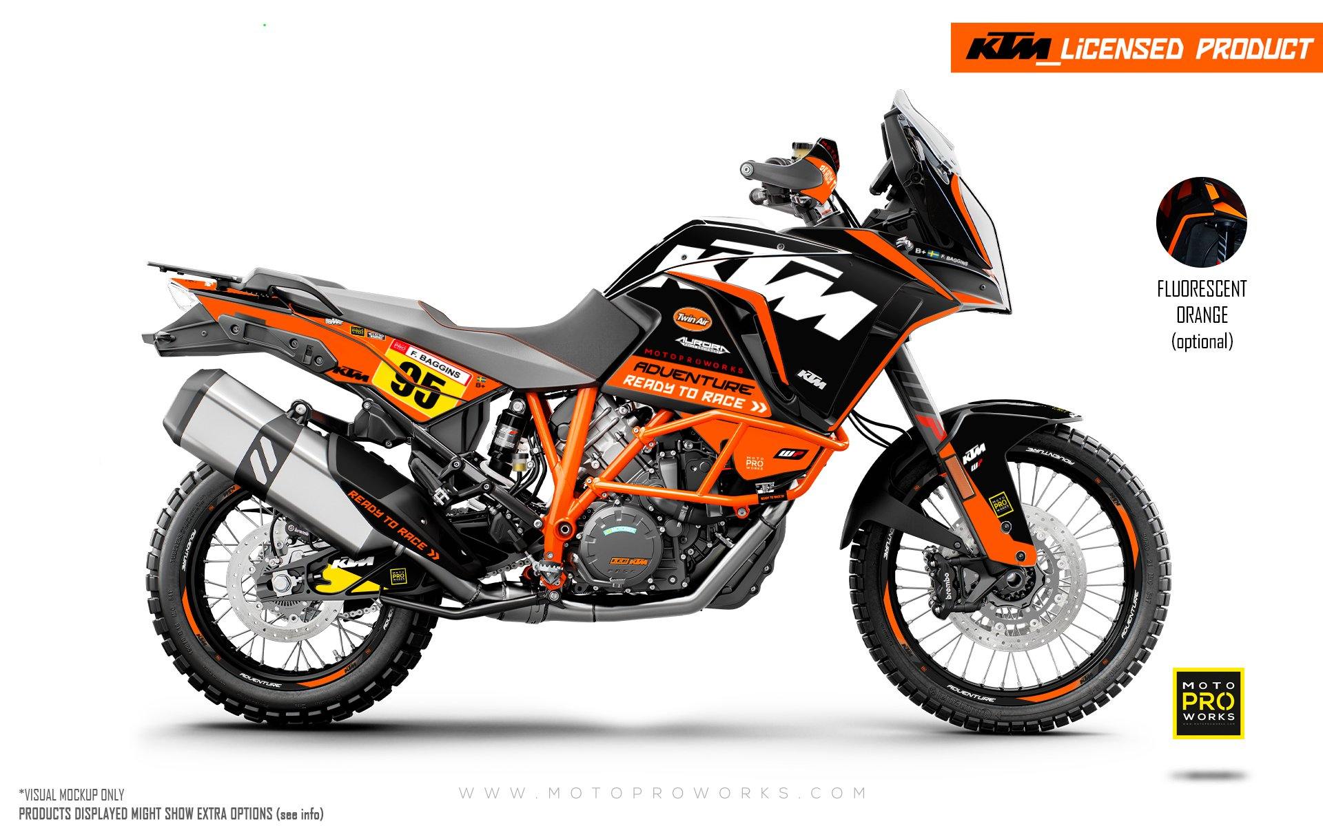 KTM 1290 Super Adventure 2017-2020 GRAPHICS - "Waypointer" (Midnight) - MotoProWorks