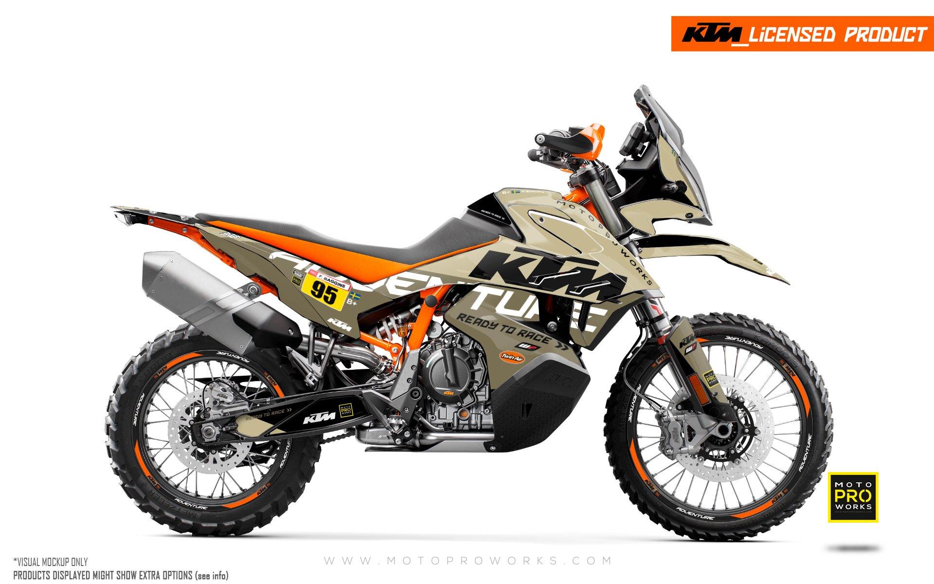 KTM 790/890 Adventure R/S GRAPHICS - "Waypointer" (Sand) - MotoProWorks