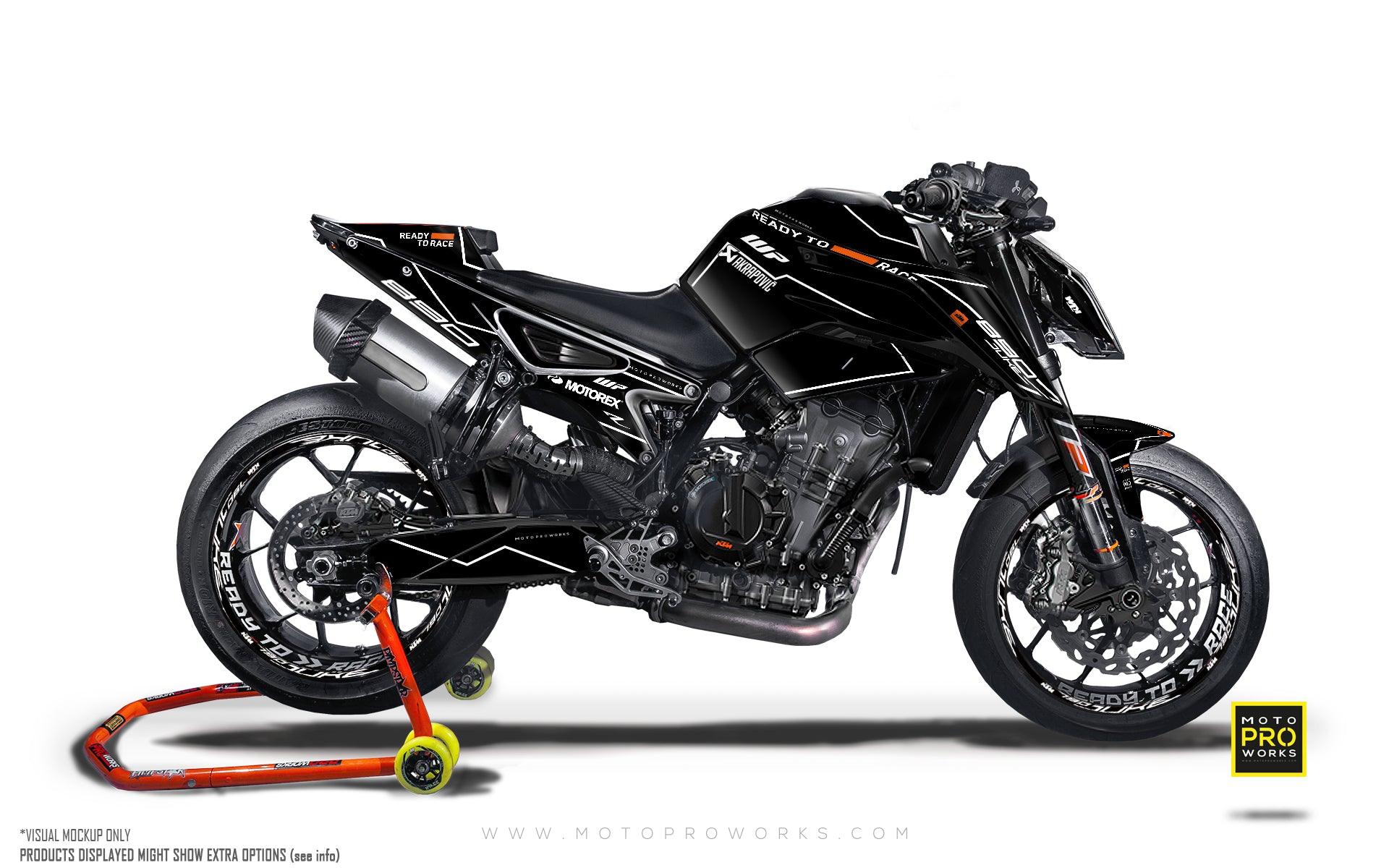 KTM 790/890 Duke GRAPHICS - "Vessel" (Black) - MotoProWorks