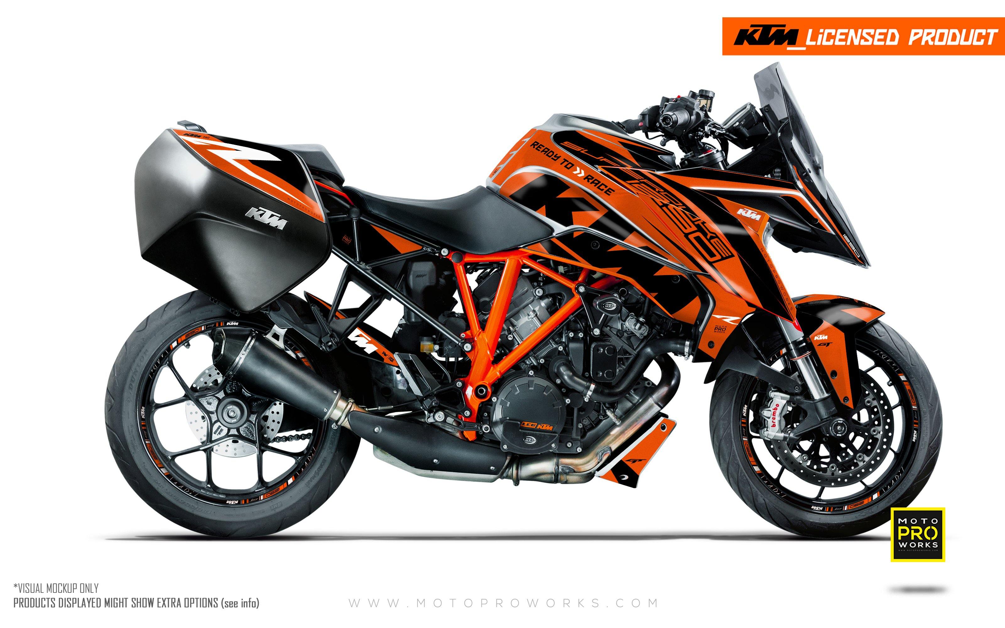 KTM 1290 Super Duke GT GRAPHICS - "Torque" (Orange) - MotoProWorks