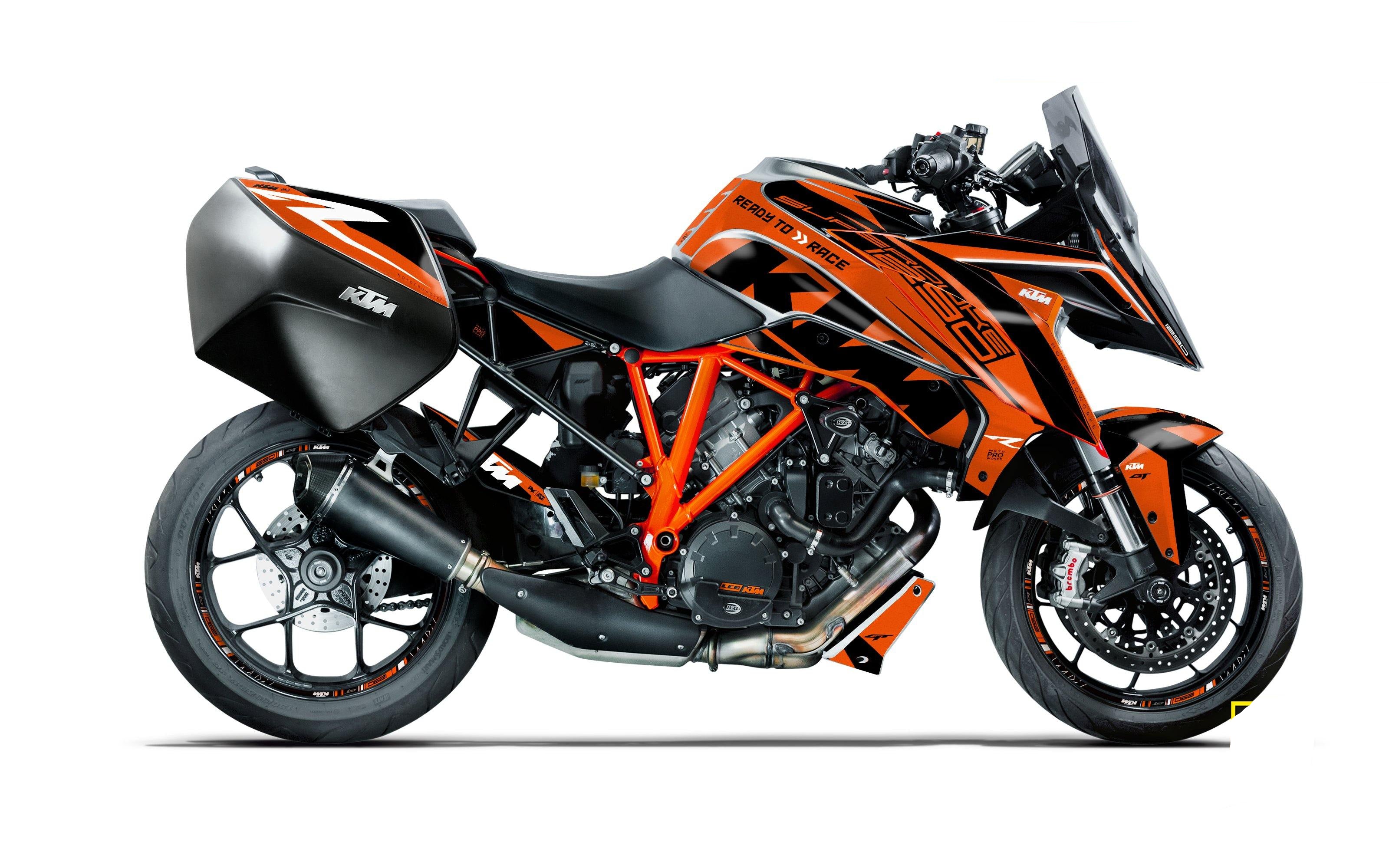 KTM 1290 Super Duke GT GRAPHICS - "Torque" (Orange) - MotoProWorks
