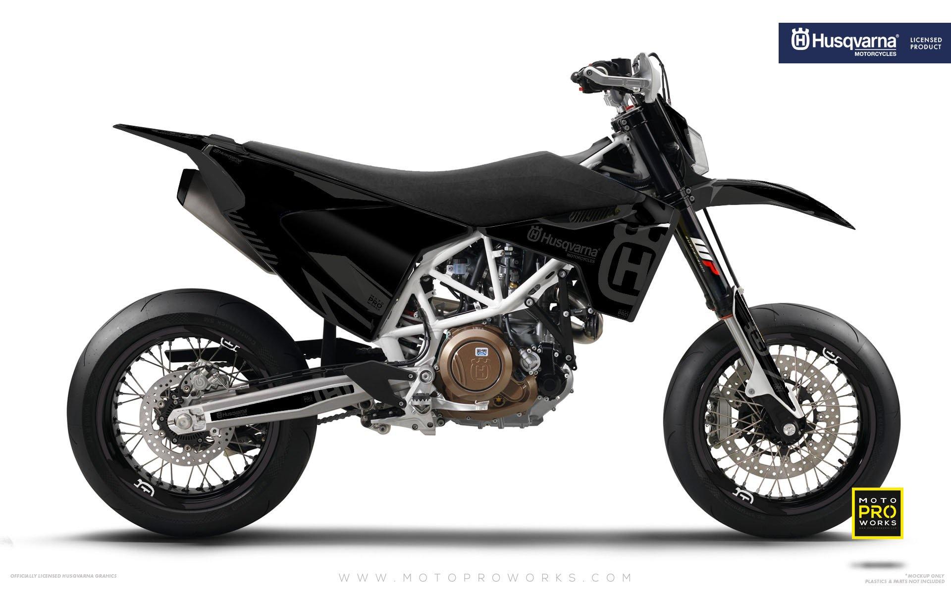Husqvarna 701 GRAPHICS - "FACTOR" (Black) - MotoProWorks