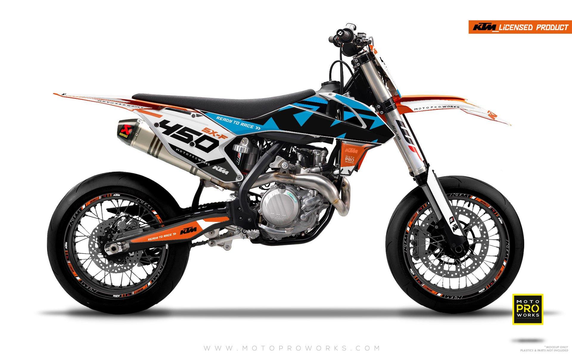 KTM EXC/SX/XC GRAPHICS - "READYONE" (blue) - MotoProWorks