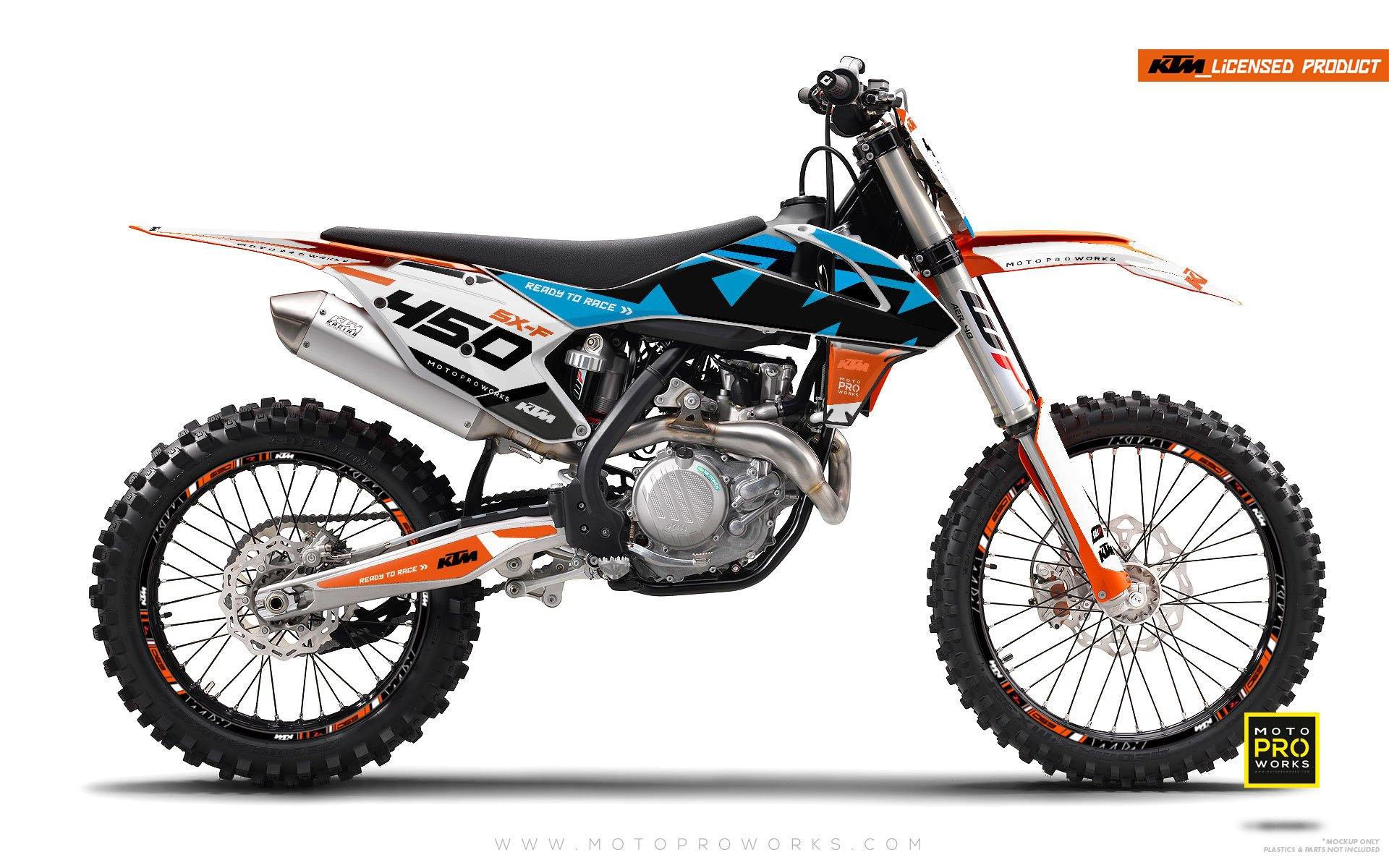 KTM EXC/SX/XC GRAPHICS - "READYONE" (blue) - MotoProWorks