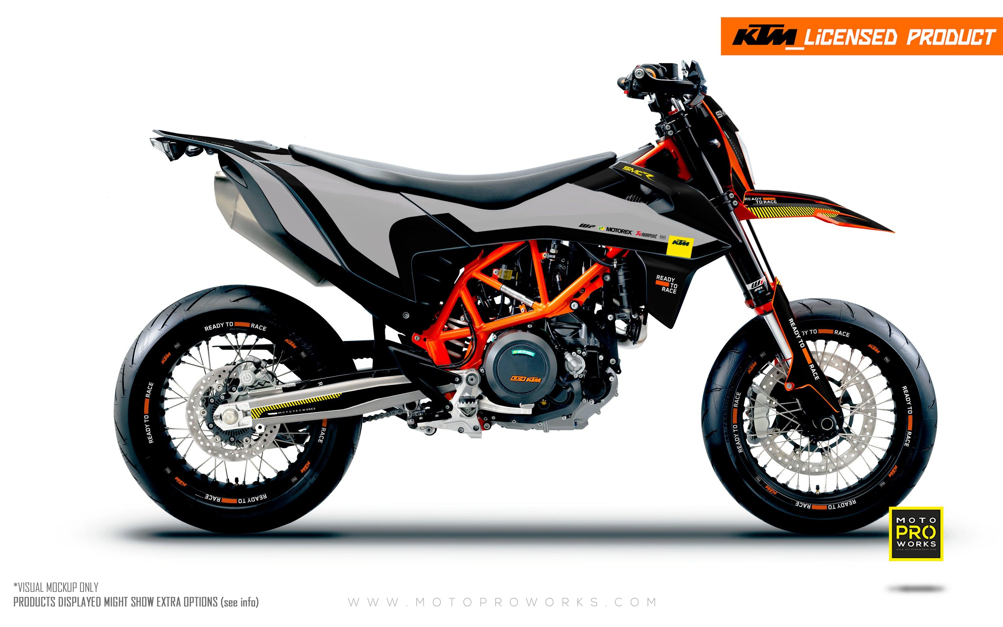 KTM GRAPHICS - 690 SMC-R "Sprint" (Grey) - MotoProWorks