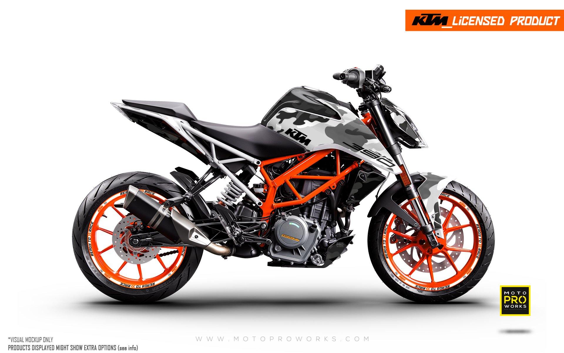 KTM 390 Duke GRAPHICS - "Camo" (City) - MotoProWorks