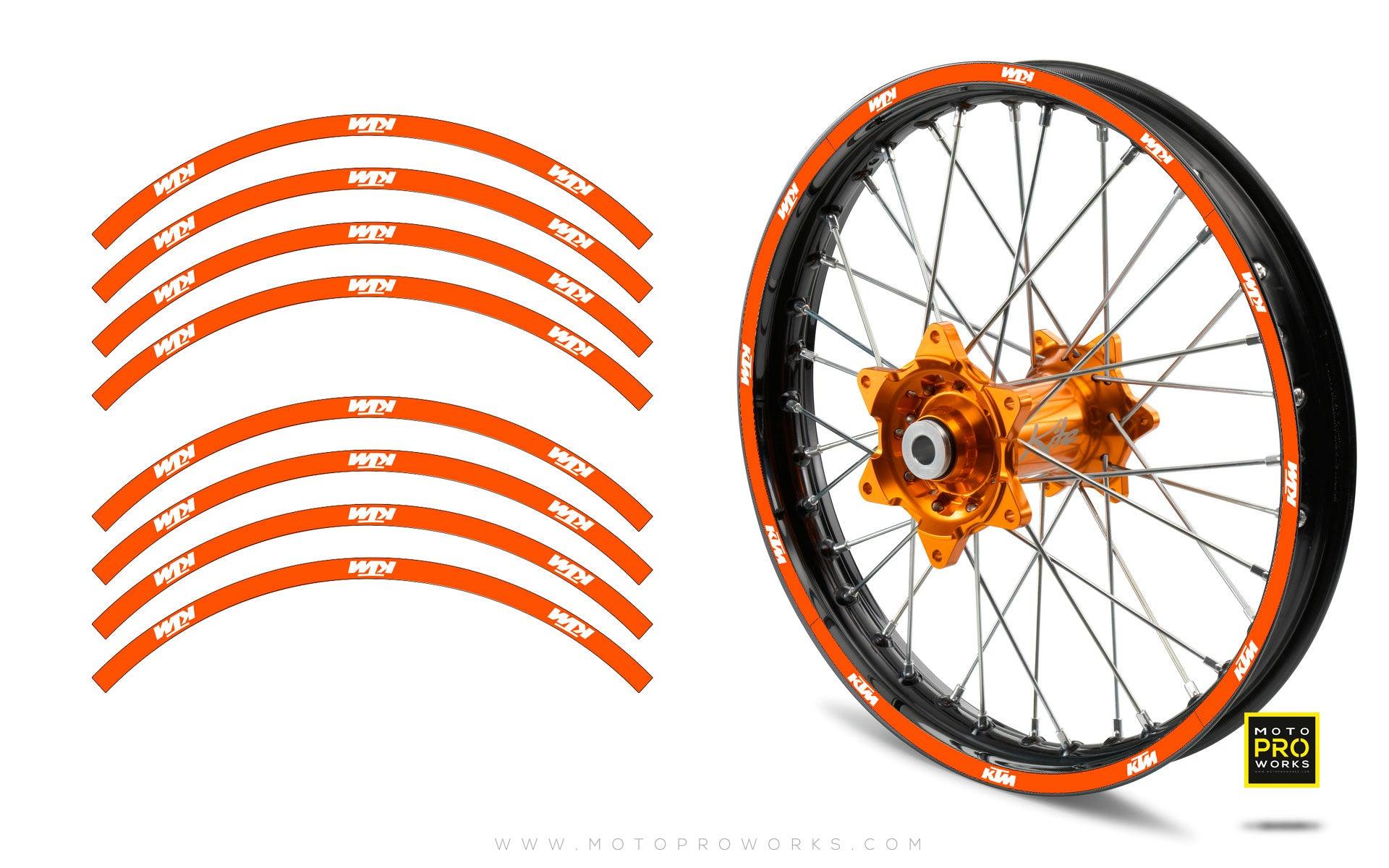 Rim Stripes - "SOLID" KTM (orange) - MotoProWorks