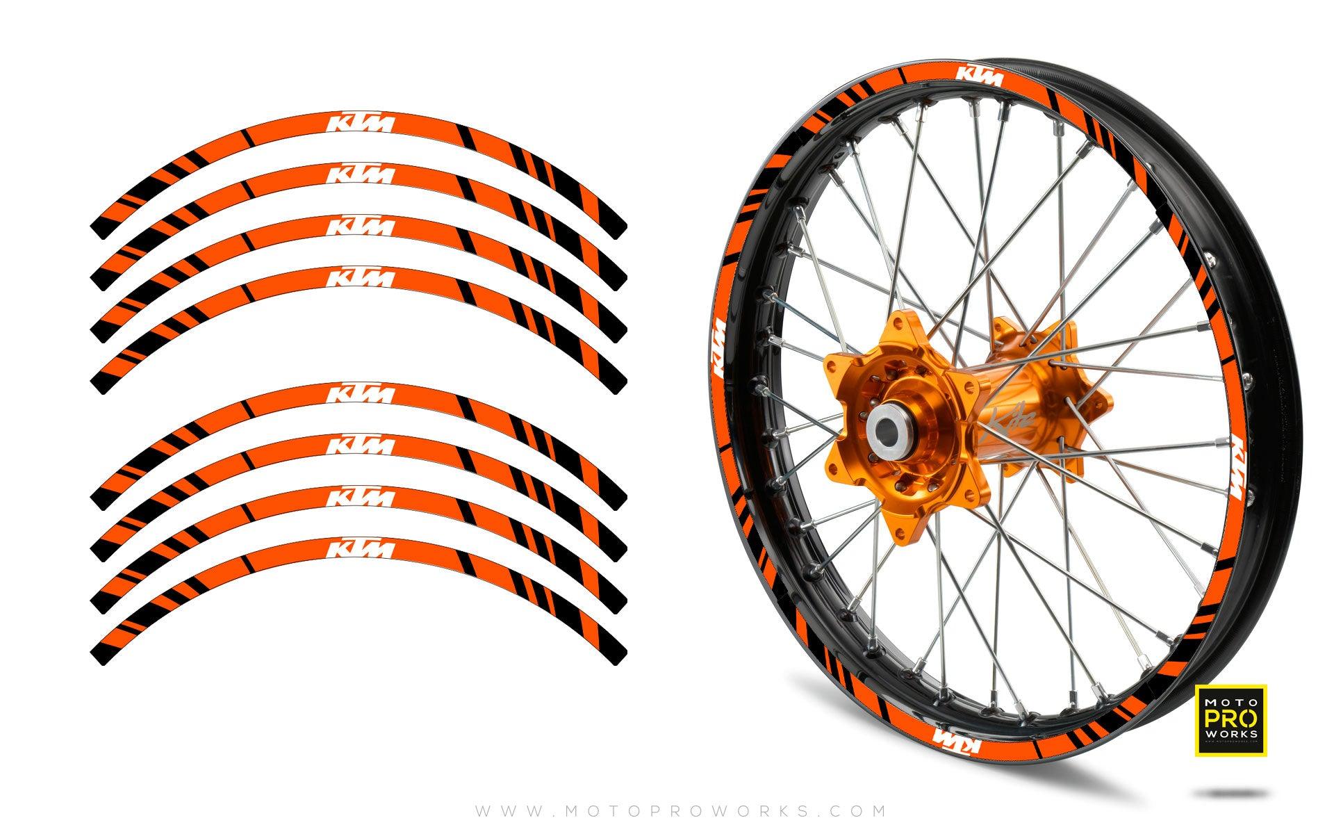 Rim Stripes - "STRIPE" KTM (orange) - MotoProWorks
