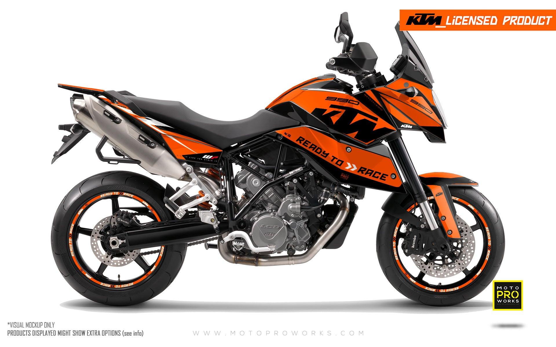 KTM 990 SM / SMR / SMT GRAPHICS - "Torque" (Orange) - MotoProWorks