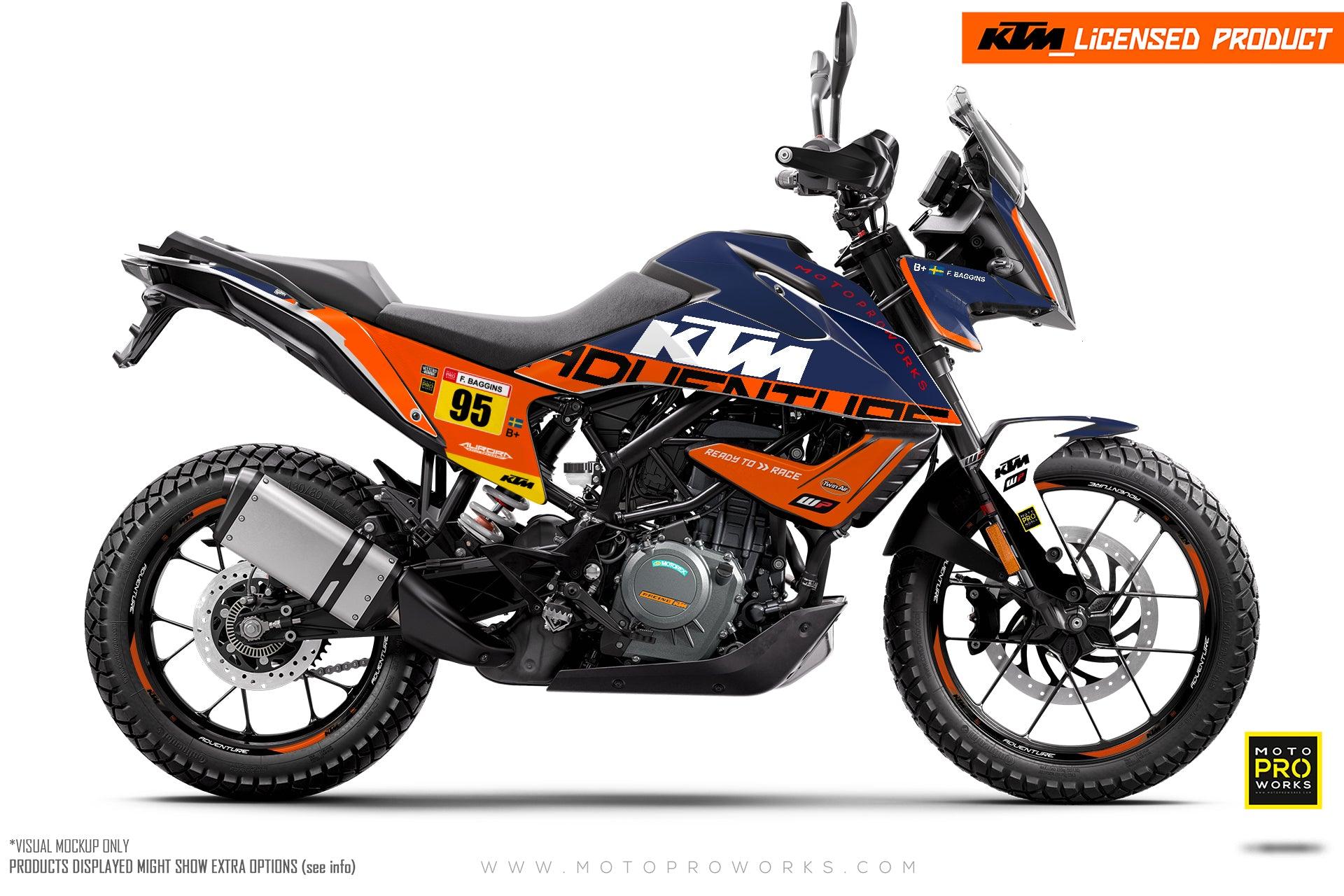 KTM 390 Adventure GRAPHICS - "Waypointer" (Dawn) - MotoProWorks