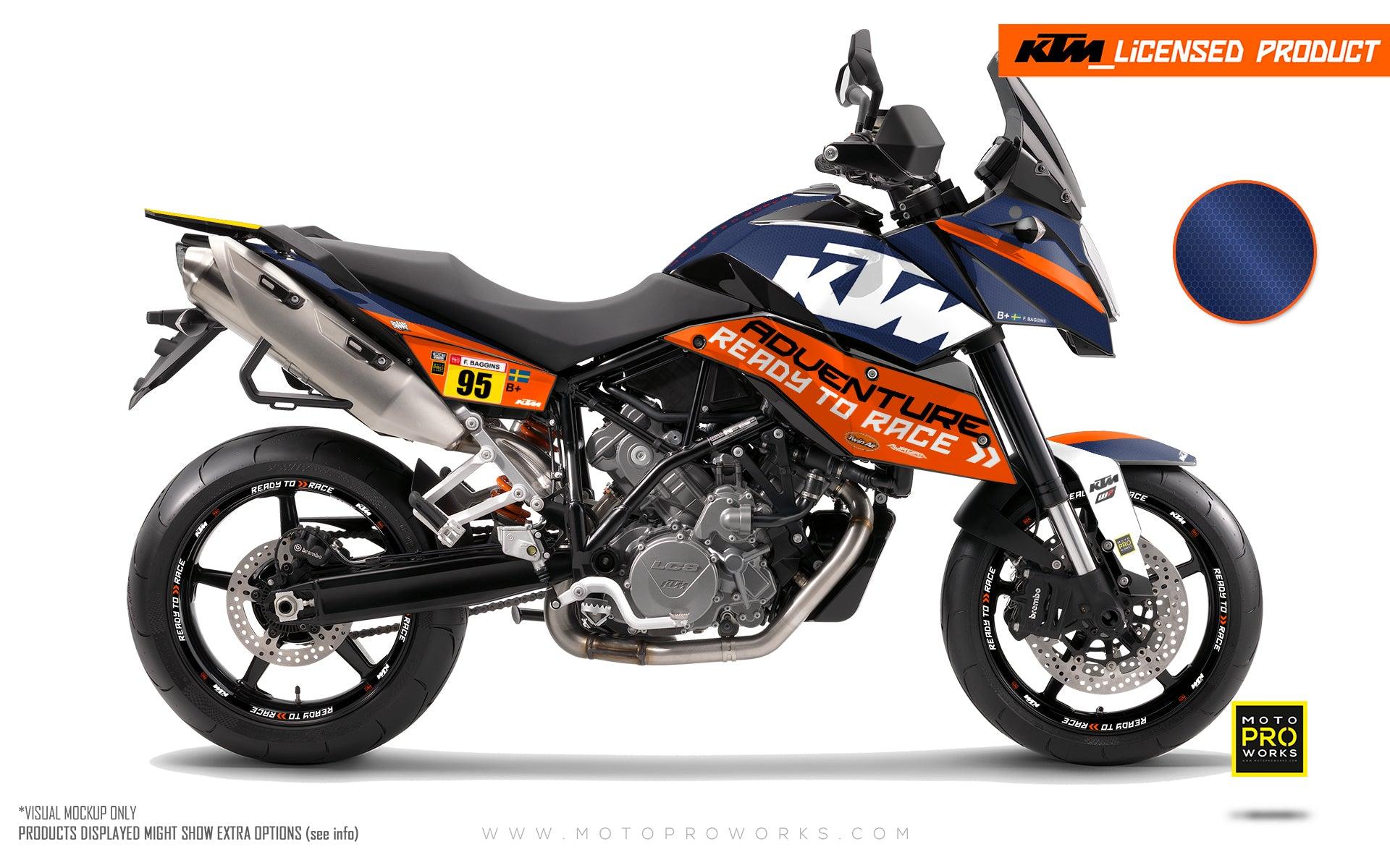 KTM 990 SM / SMR / SMT GRAPHICS - "Waypointer" (Dawn/Honeycomb) - MotoProWorks