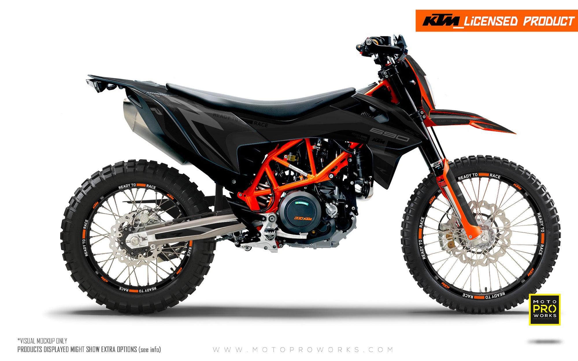 KTM 690 Enduro R GRAPHICS - "Torque Reloaded" (Black) - MotoProWorks