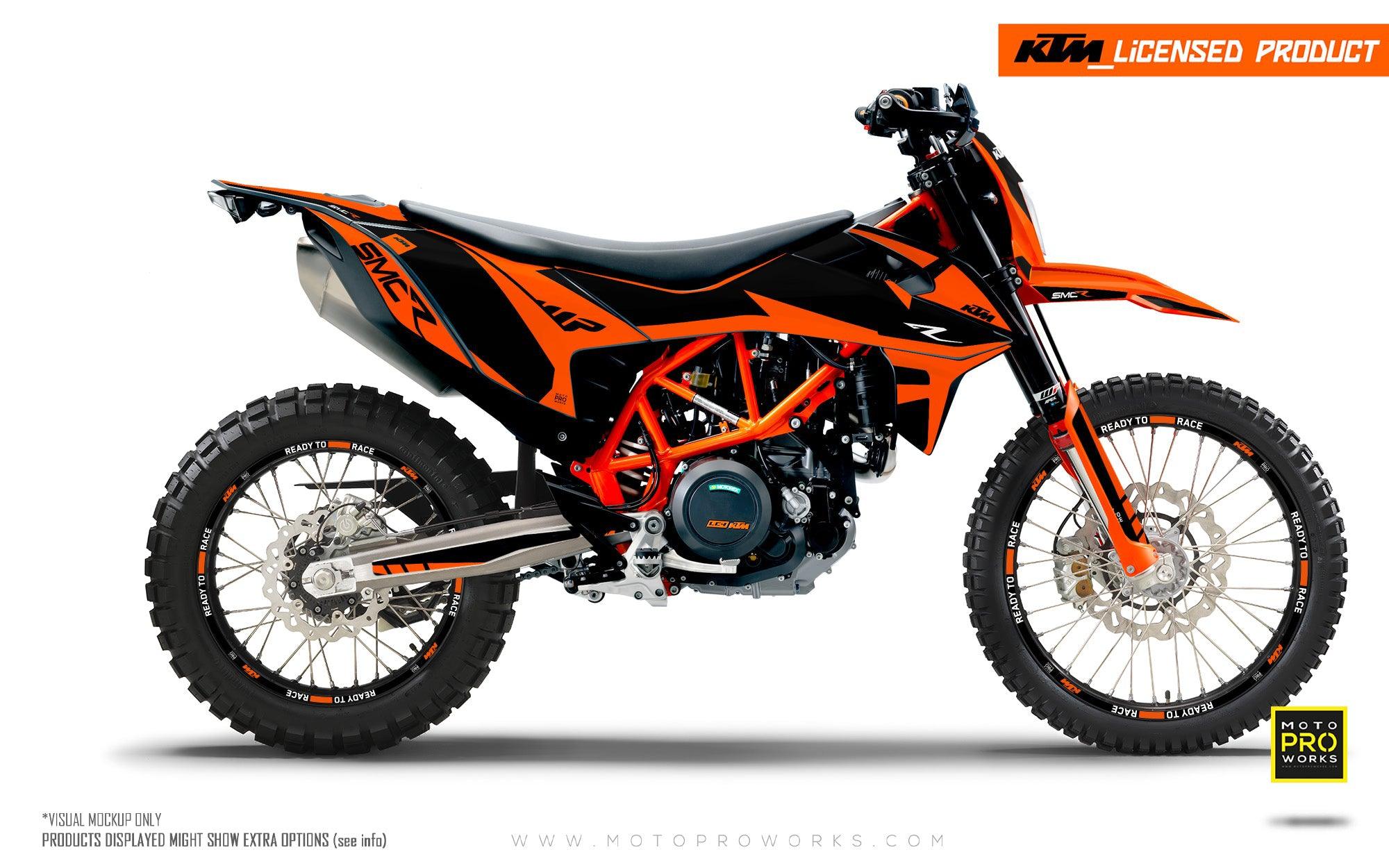 KTM 690 Enduro GRAPHICS - "Swift" (Orange) - MotoProWorks