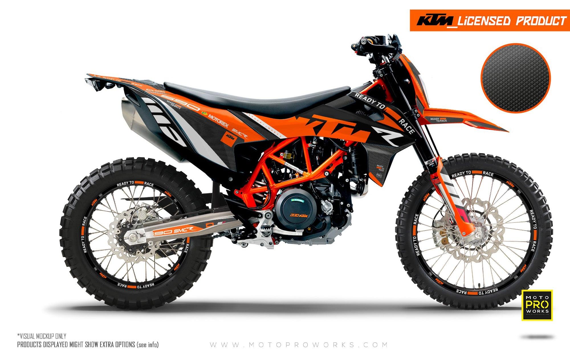 KTM 690 Enduro GRAPHICS - "RR-Tech 2.0.2.2" (Orange) - MotoProWorks