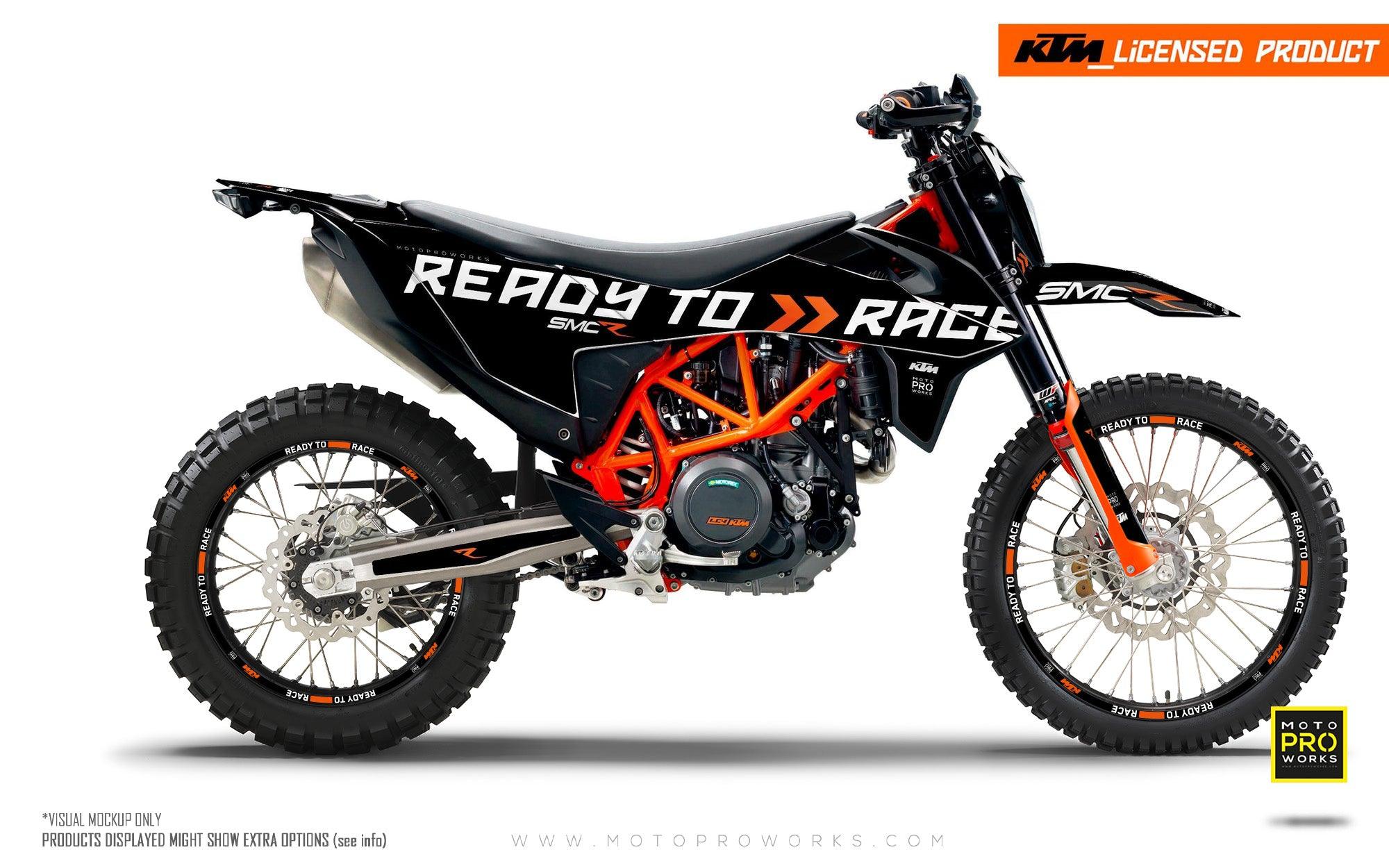 KTM 690 Enduro GRAPHICS - "Ready2Race" (Black) - MotoProWorks