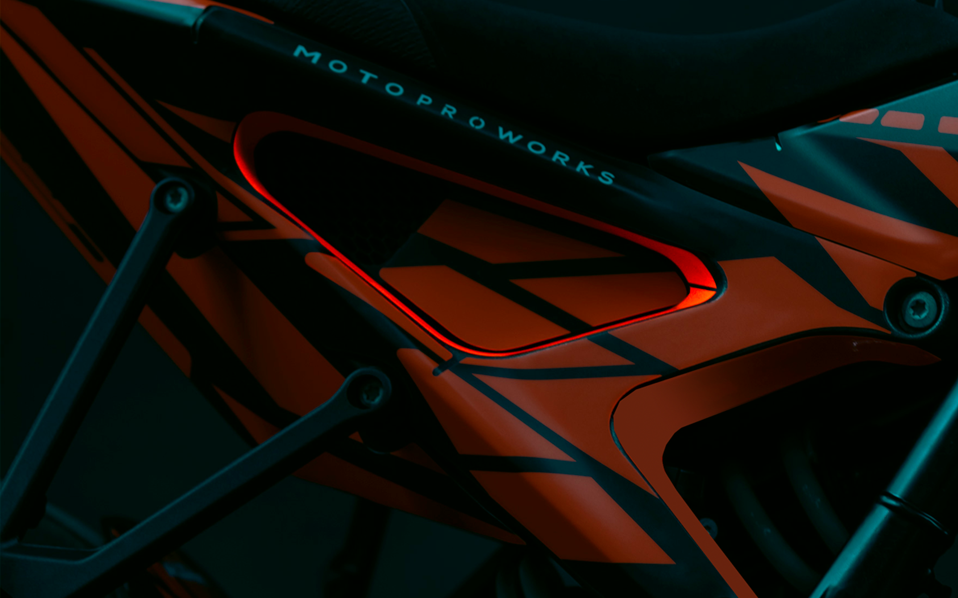 Air Intake Graphics - KTM 990 Duke - MotoProWorks