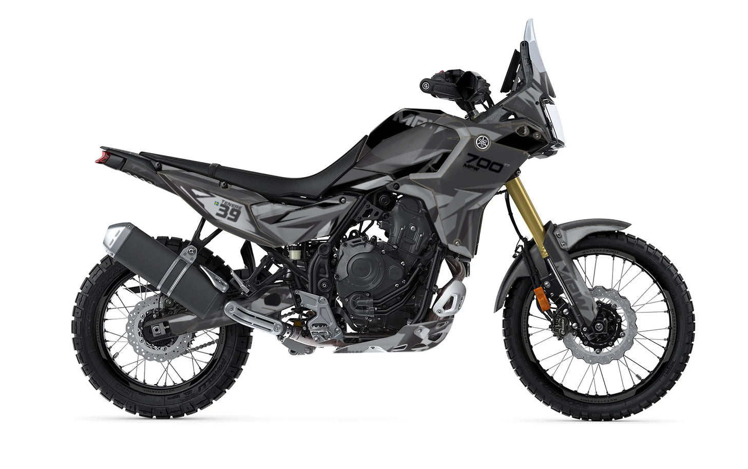 Kits Déco Yamaha Tenere 700 - « Horizon » (Stealth)
