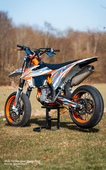 KTM EXC / EXC-F GRAPHICS - “Ripple” (Marv Chrome)