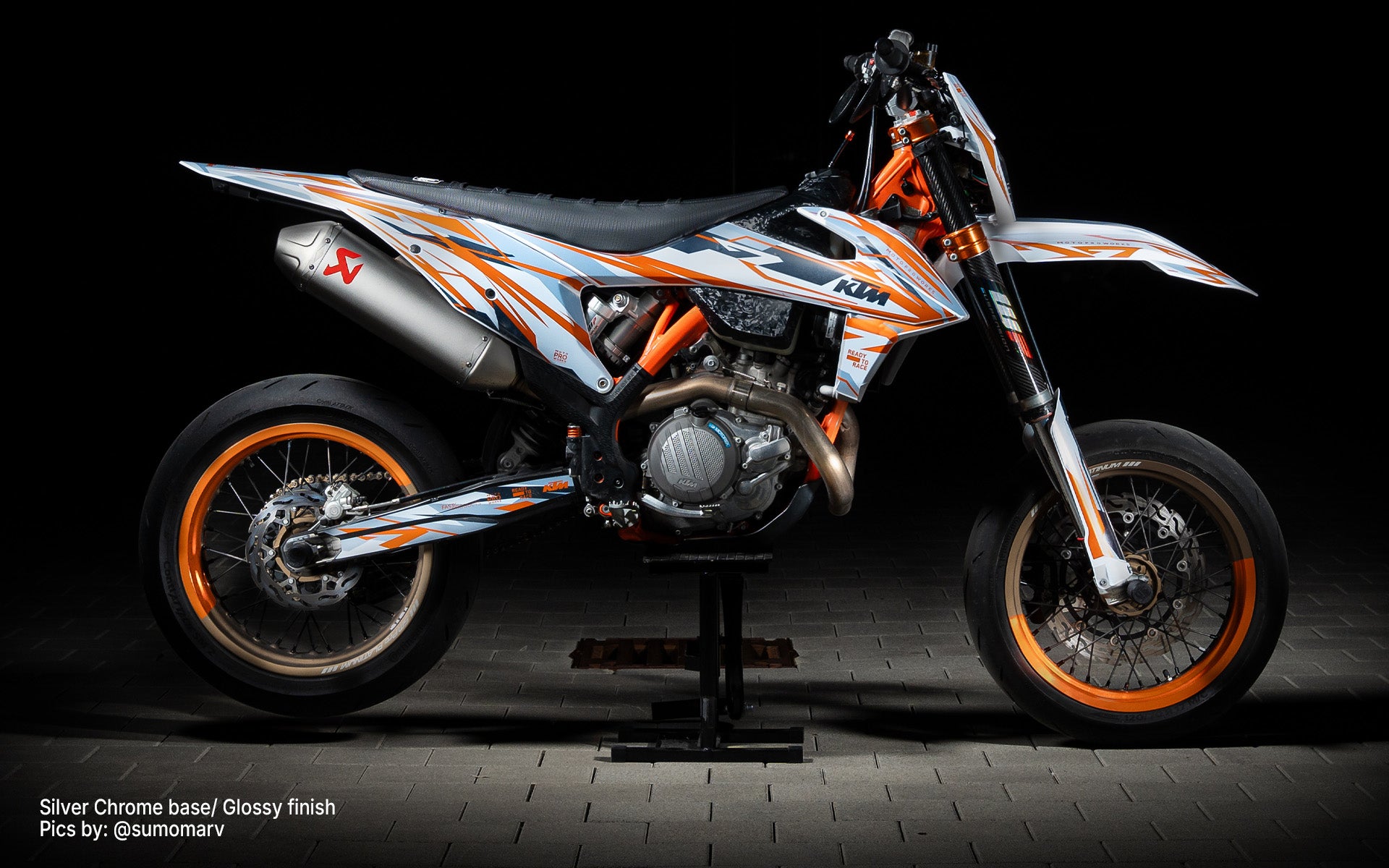 KTM SX / SX-F GRAPHICS - “Ripple” (Marv Chrome)