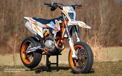 KTM EXC / EXC-F GRAPHICS - “Ripple” (Marv Chrome)