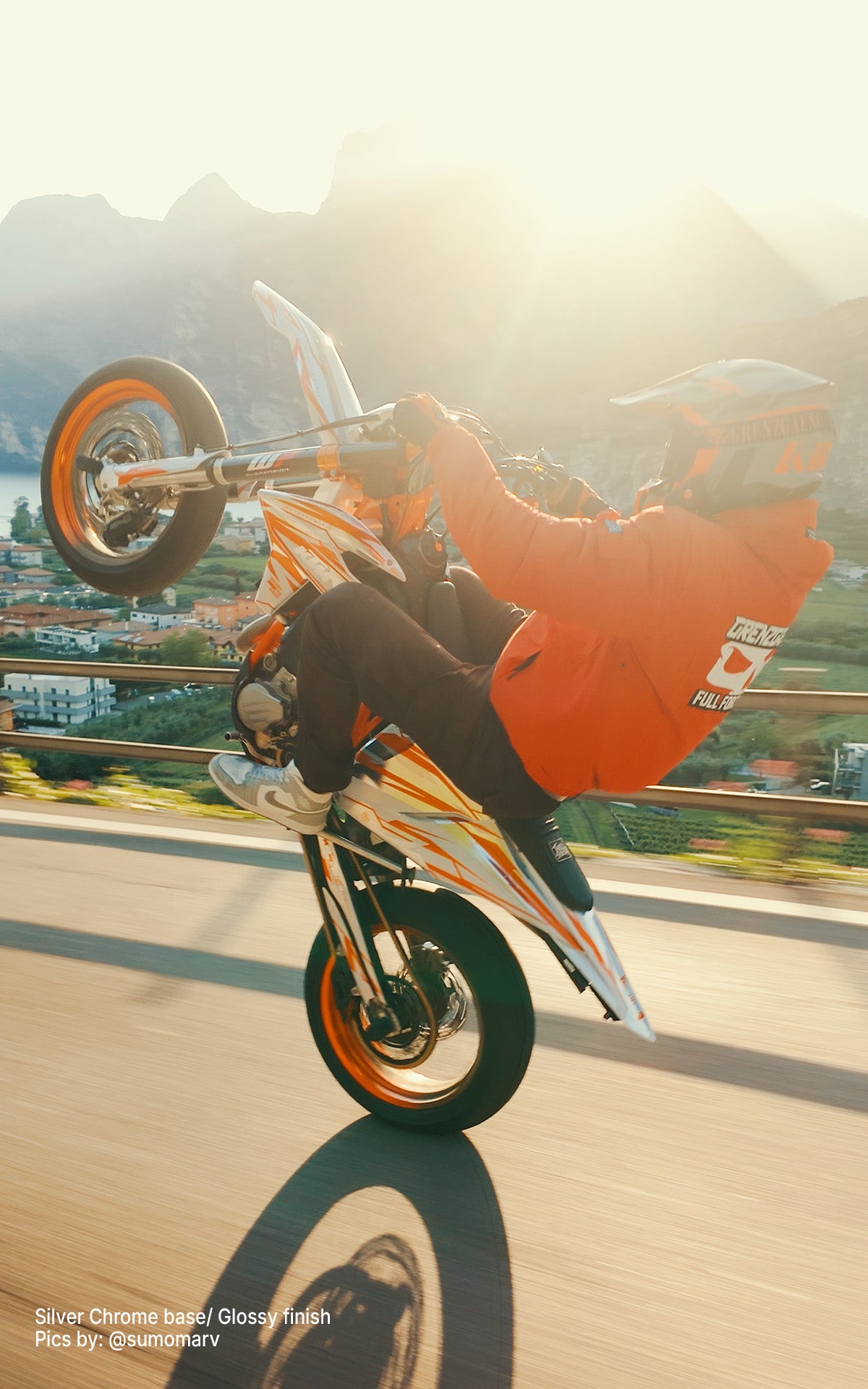 KTM EXC / EXC-F GRAPHICS - “Ripple” (Marv Chrome)