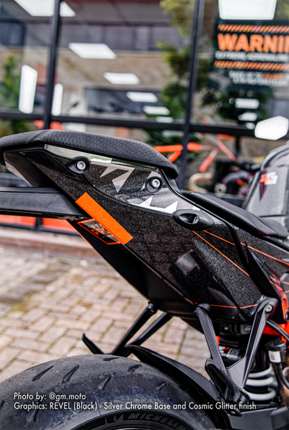 KTM 1390 Super Duke R/Evo GRAPHICS - "Revel" (Black) - MotoProWorks
