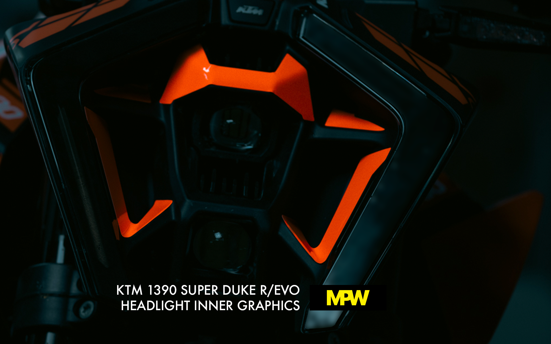 Headlight Inner Graphics - KTM 1390 Super Duke R/EVO - MotoProWorks