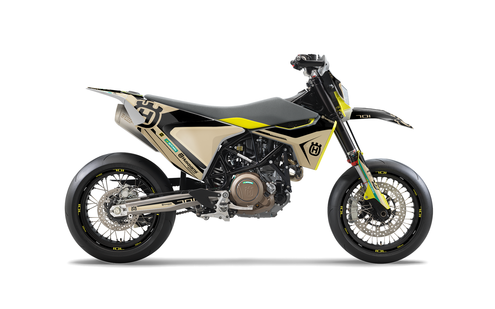 Husqvarna 701 GRAPHICS - "Kicker" (Sand) - MotoProWorks