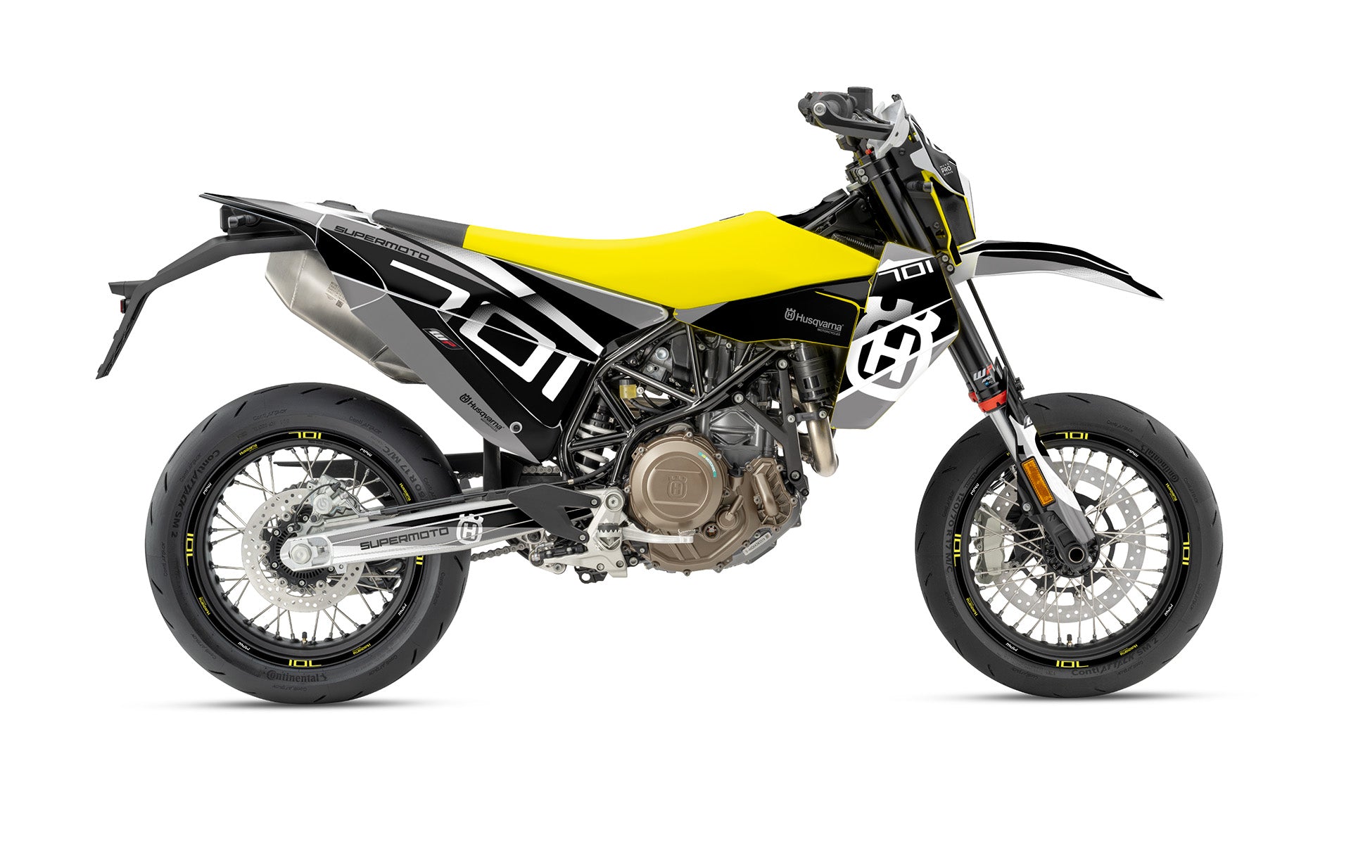 Husqvarna 701 2026 GRAPHICS - "MarkSeven" (Grey) - MotoProWorks
