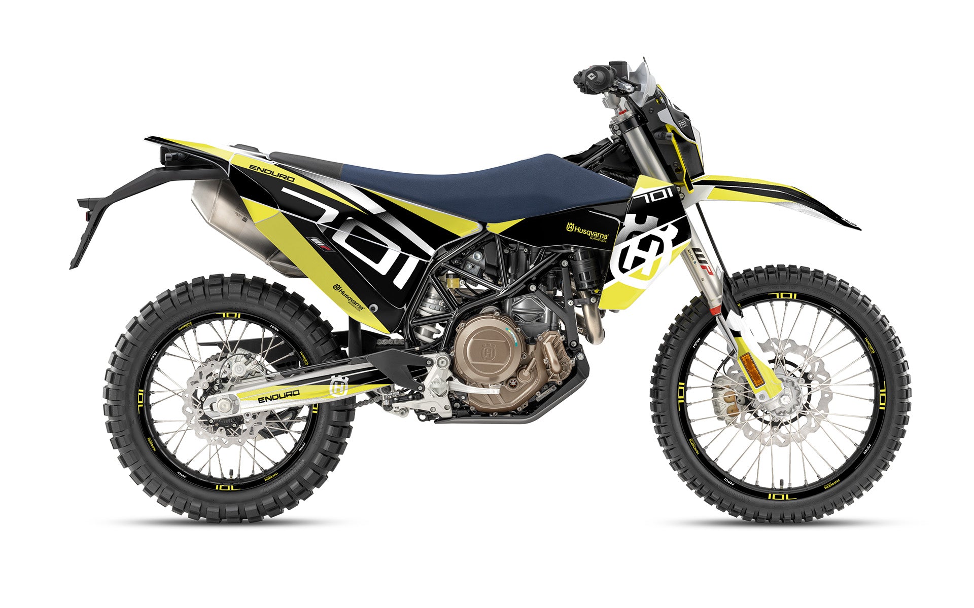 Husqvarna 701 Enduro 2026 GRAPHICS - "MarkSeven" (Yellow) - MotoProWorks