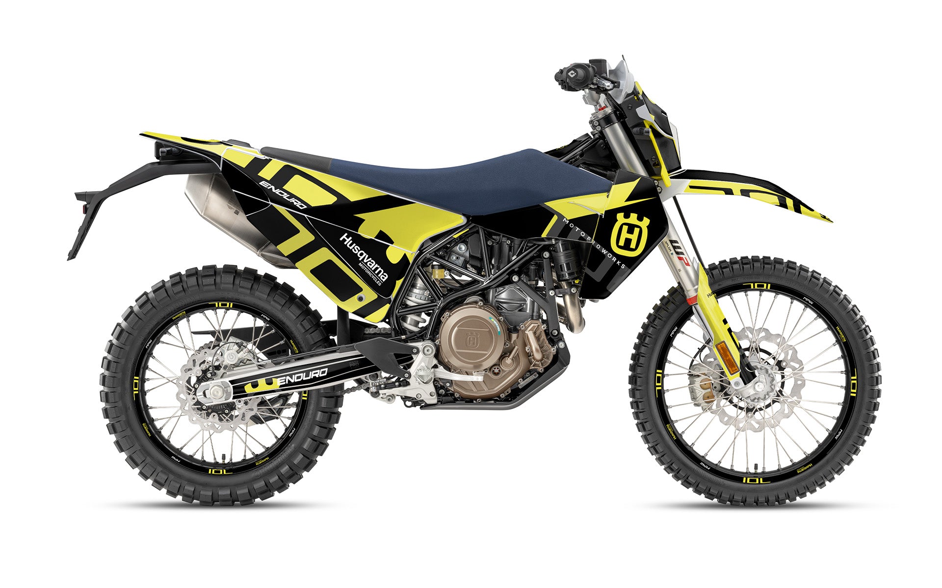 Husqvarna 701 Enduro 2026 GRAPHICS - "Monarch" (Yellow) - MotoProWorks