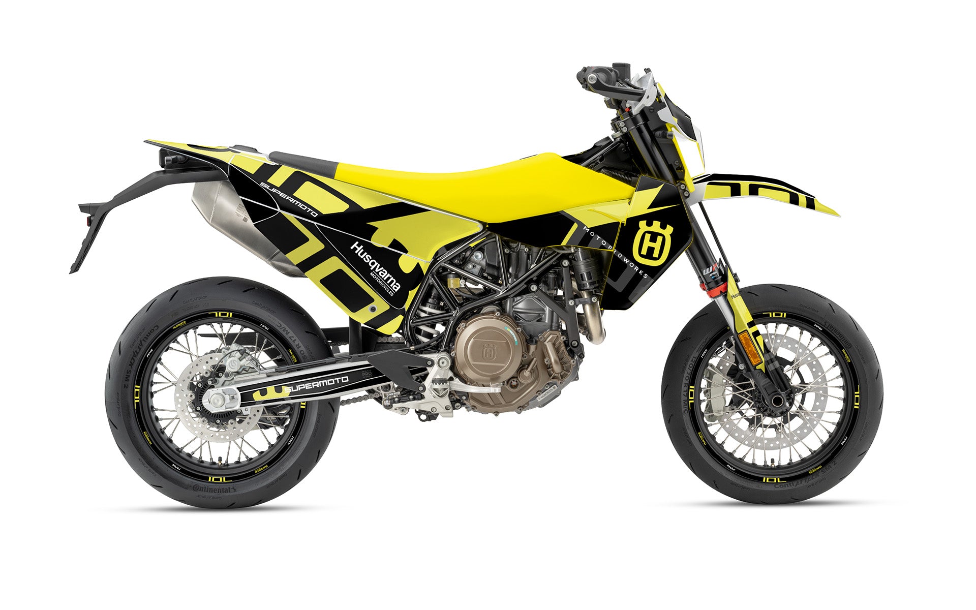 Husqvarna 701 2026 GRAPHICS - "Monarch" (Yellow) - MotoProWorks