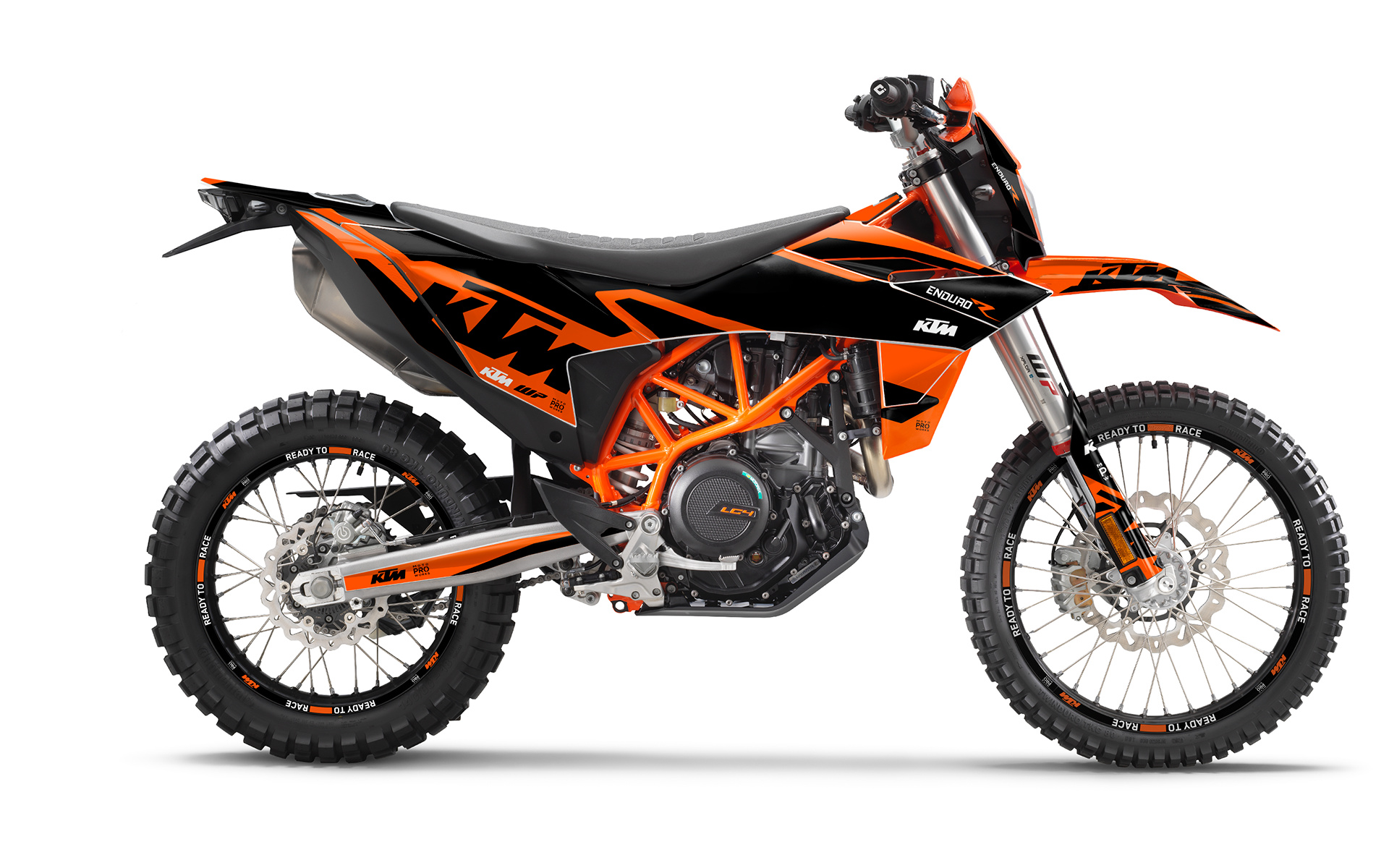 KTM 690 Enduro R 2026 GRAPHICS - "Mounty" (Black/Orange) - MotoProWorks