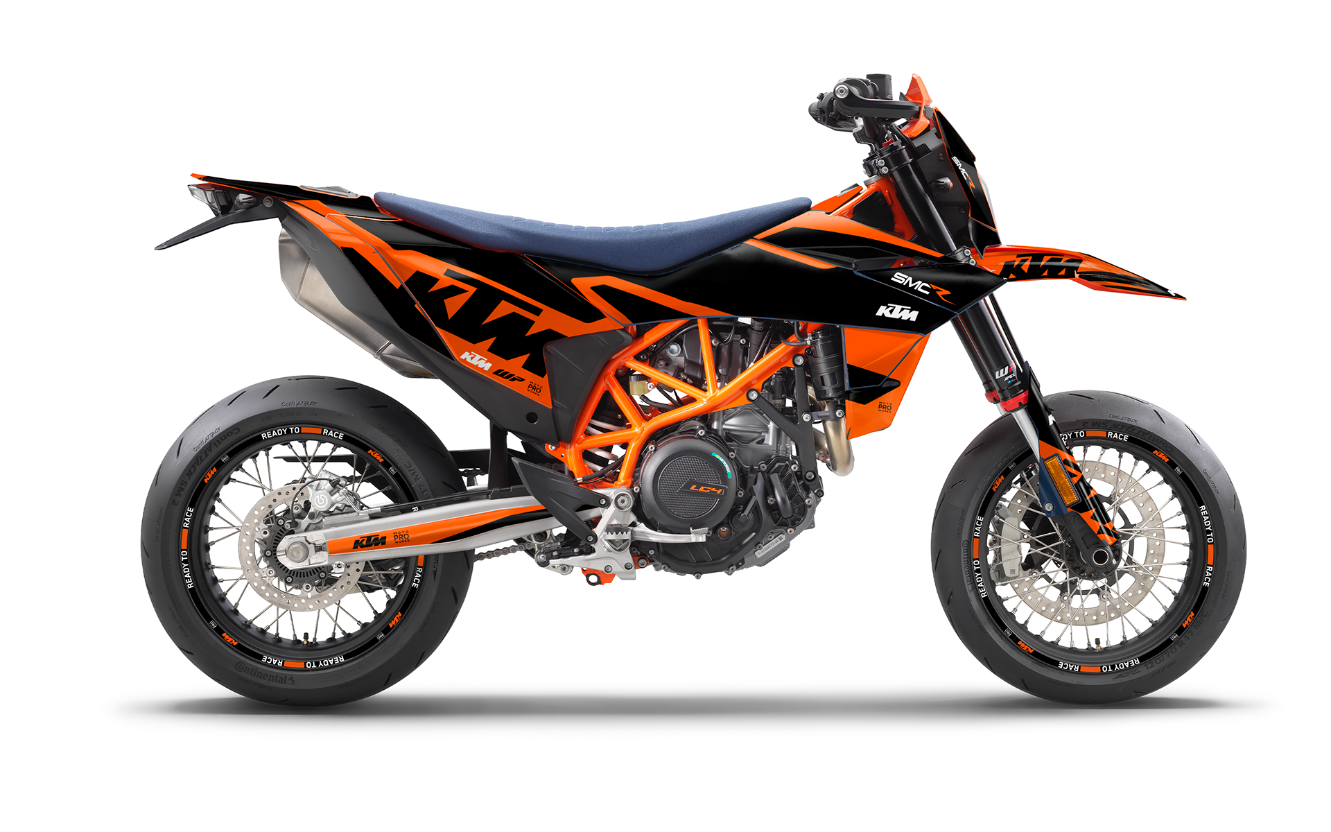 KTM 690 SMC-R 2026 GRAPHICS - "Mounty" (Black/Orange) - MotoProWorks