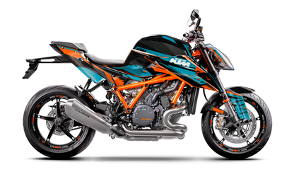 KTM 1290 Super Duke R GRAPHICS - "Nebula" (Blue) - MotoProWorks