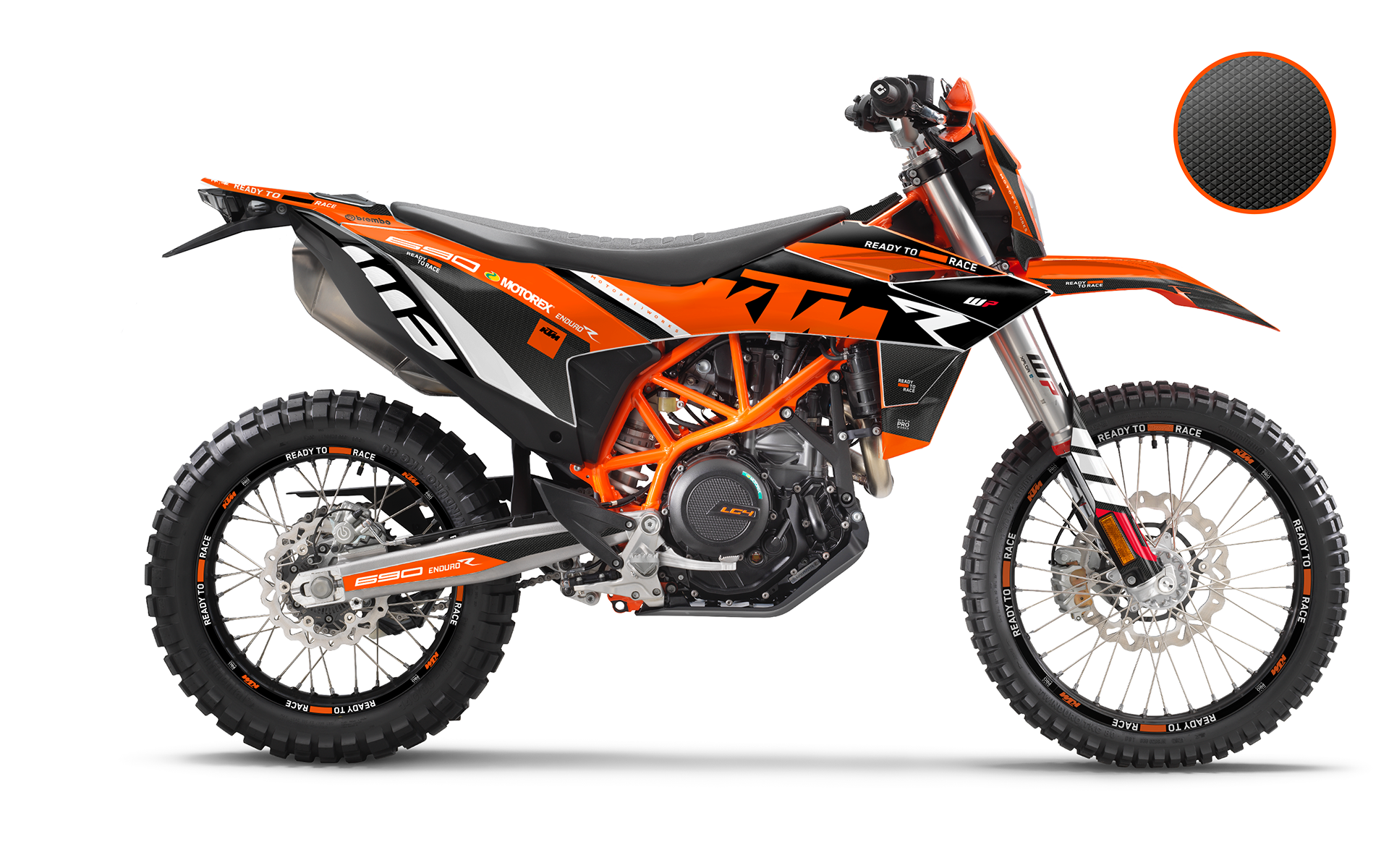 KTM 690 Enduro R 2026 GRAPHICS - "RR-Tech 2.0.2.2" (Orange) - MotoProWorks