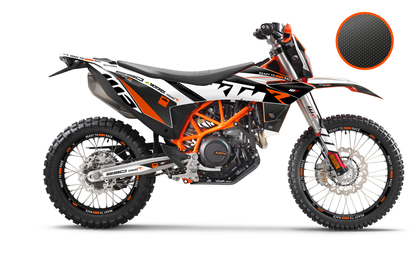 KTM 690 Enduro R 2026 GRAPHICS - "RR-Tech 2.0.2.2" (White) - MotoProWorks