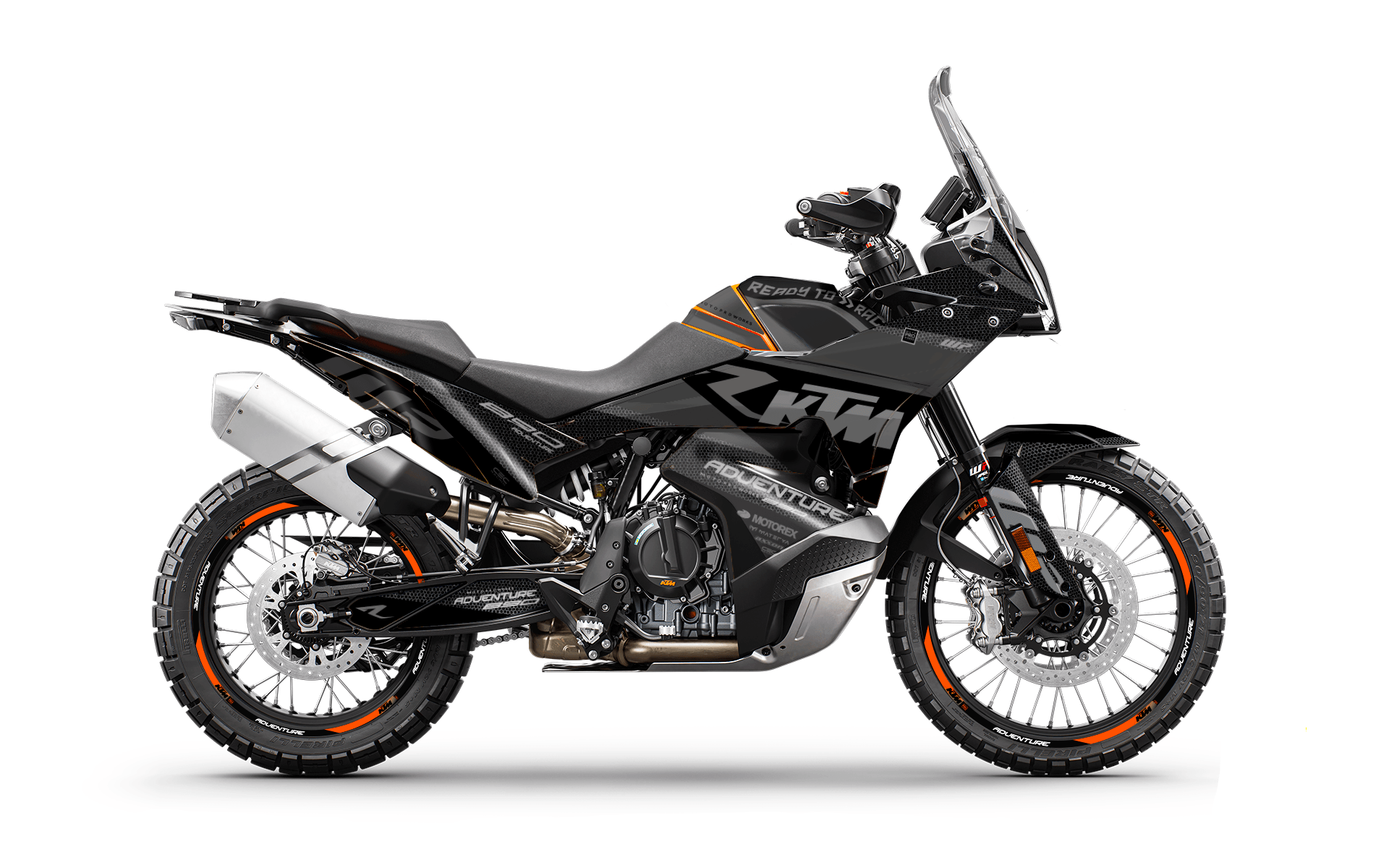 KTM 790/890 Adventure R/S 2023-2024 GRAPHICS - "RR-Tech" (Black) - MotoProWorks