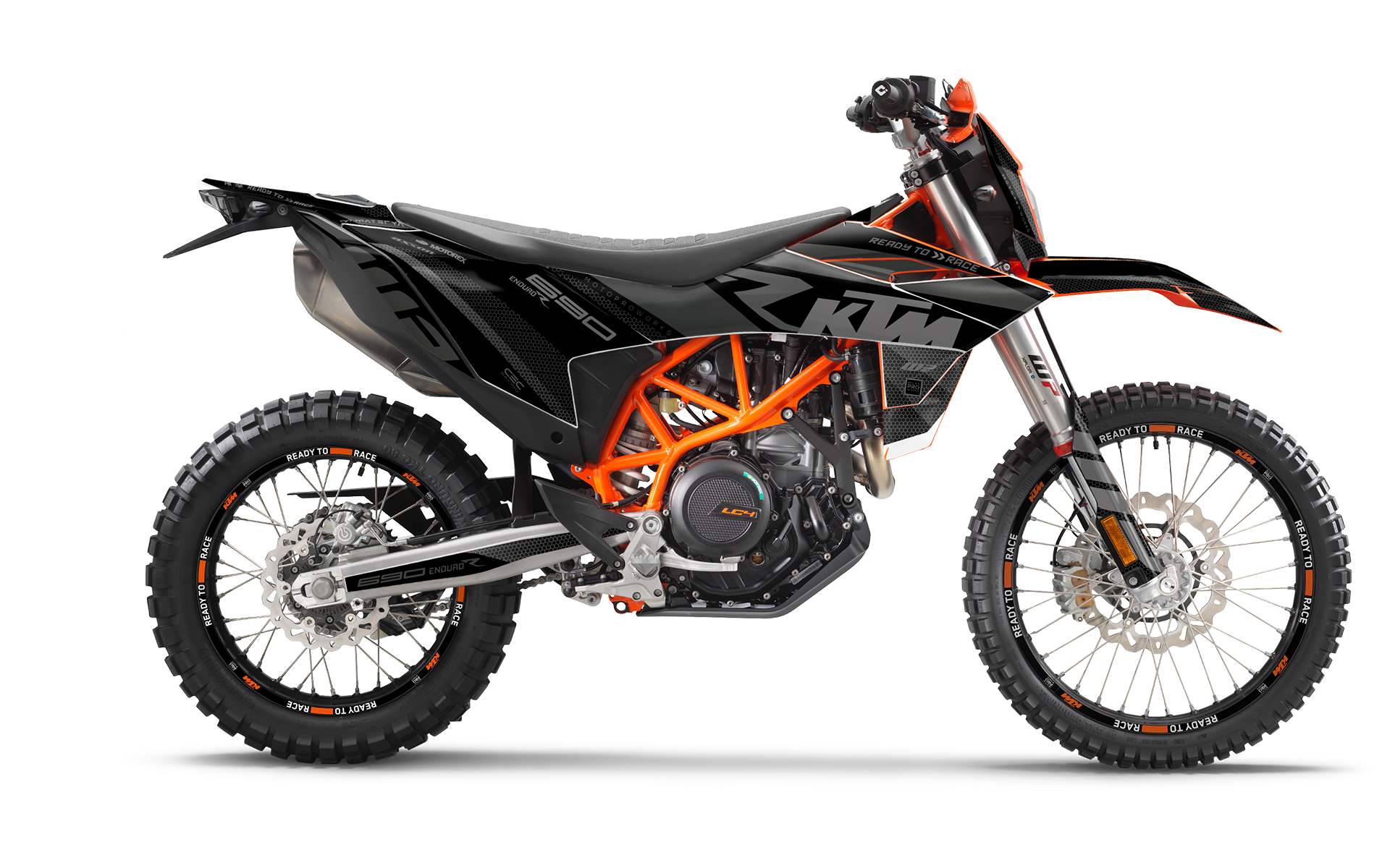 KTM 690 Enduro R 2026 GRAPHICS - "RR-Tech" (Black) - MotoProWorks