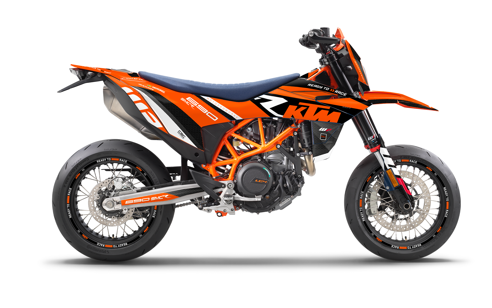 KTM 690 SMC-R 2026 GRAPHICS - "RR-Tech" (Orange) - MotoProWorks