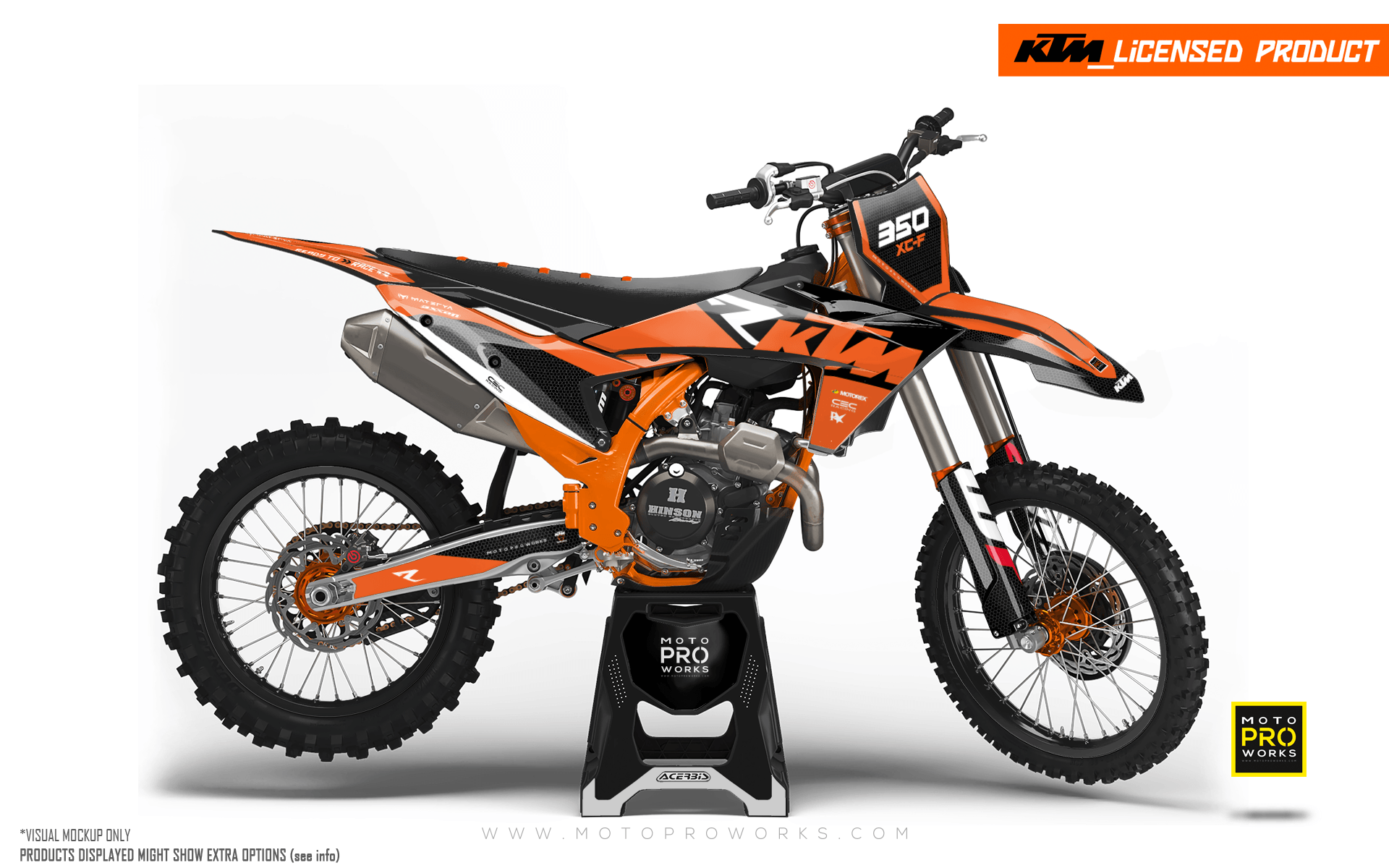 KTM XC / XC-F / XC-W GRAPHICS - "RR-Tech" (Orange) - MotoProWorks