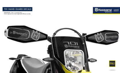 Husqvarna 701 Enduro Graphics - "RR-Tech" (Black) - MotoProWorks