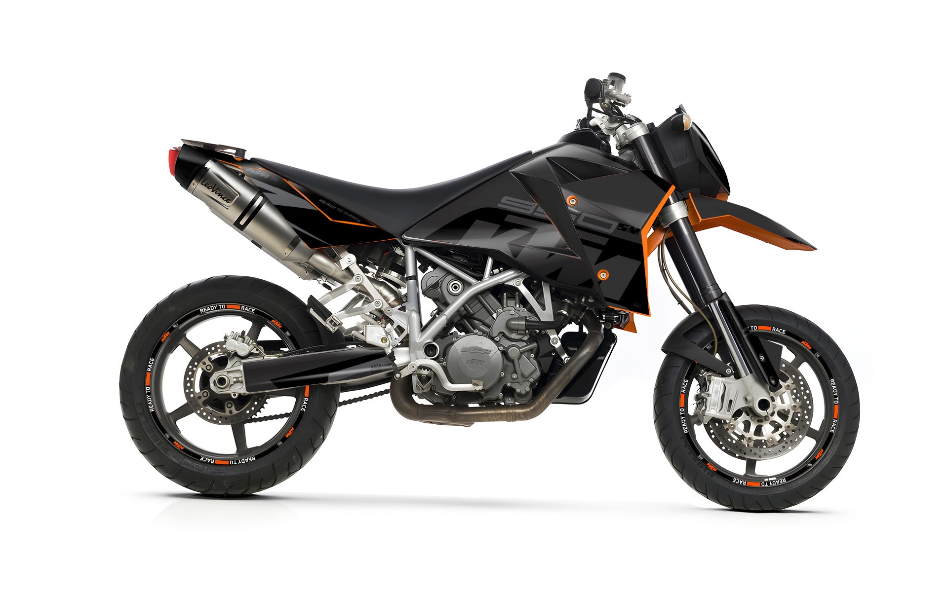 KTM 950 SM / SMR GRAPHICS - "Torque" (Black) - MotoProWorks