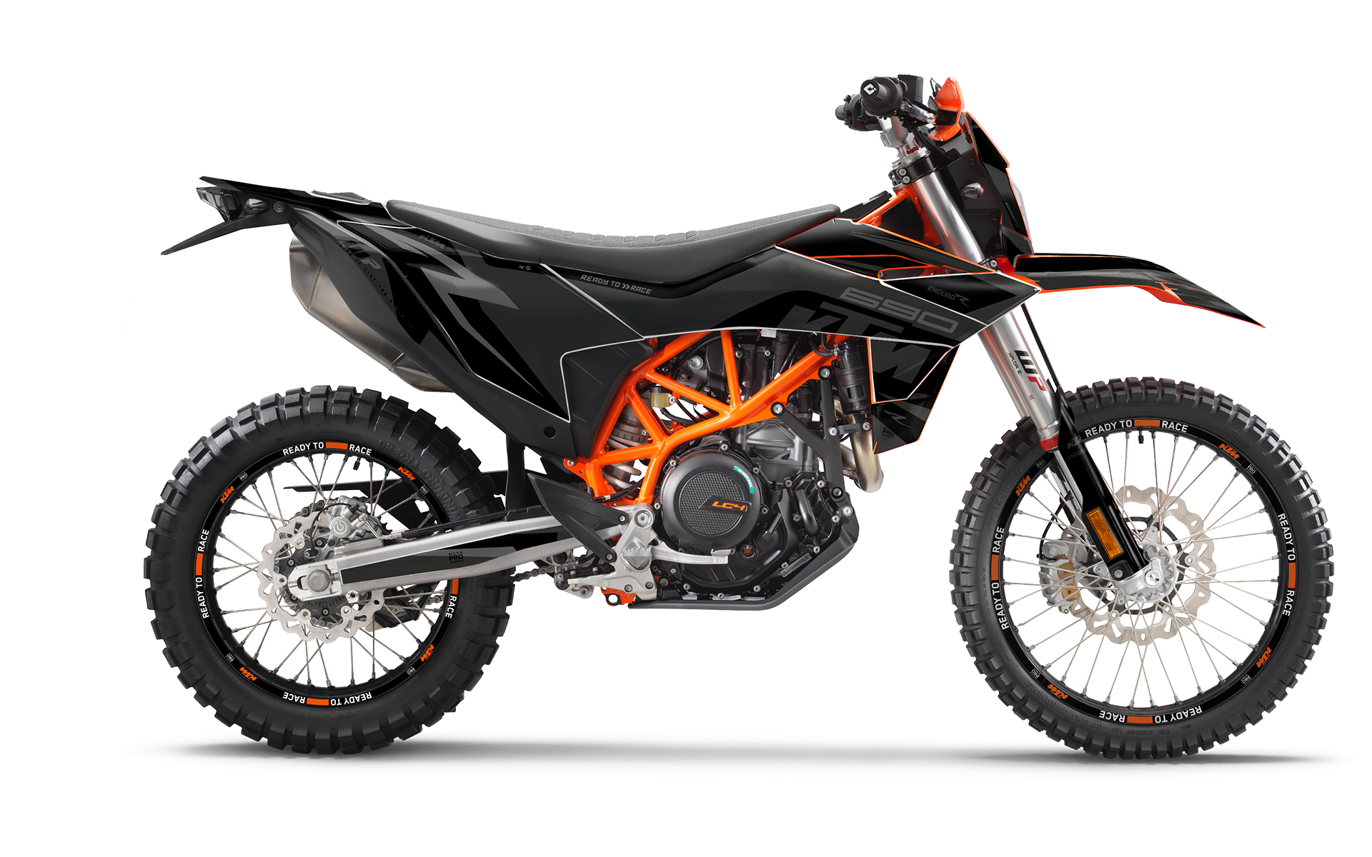 KTM 690 Enduro R 2026 GRAPHICS - "Torque" (Black) - MotoProWorks